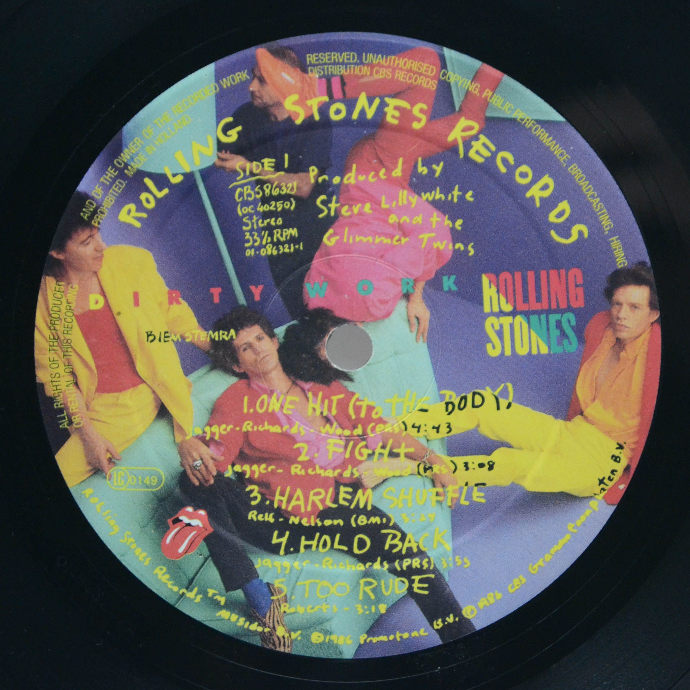 Rolling Stones — Dirty Work, 1986