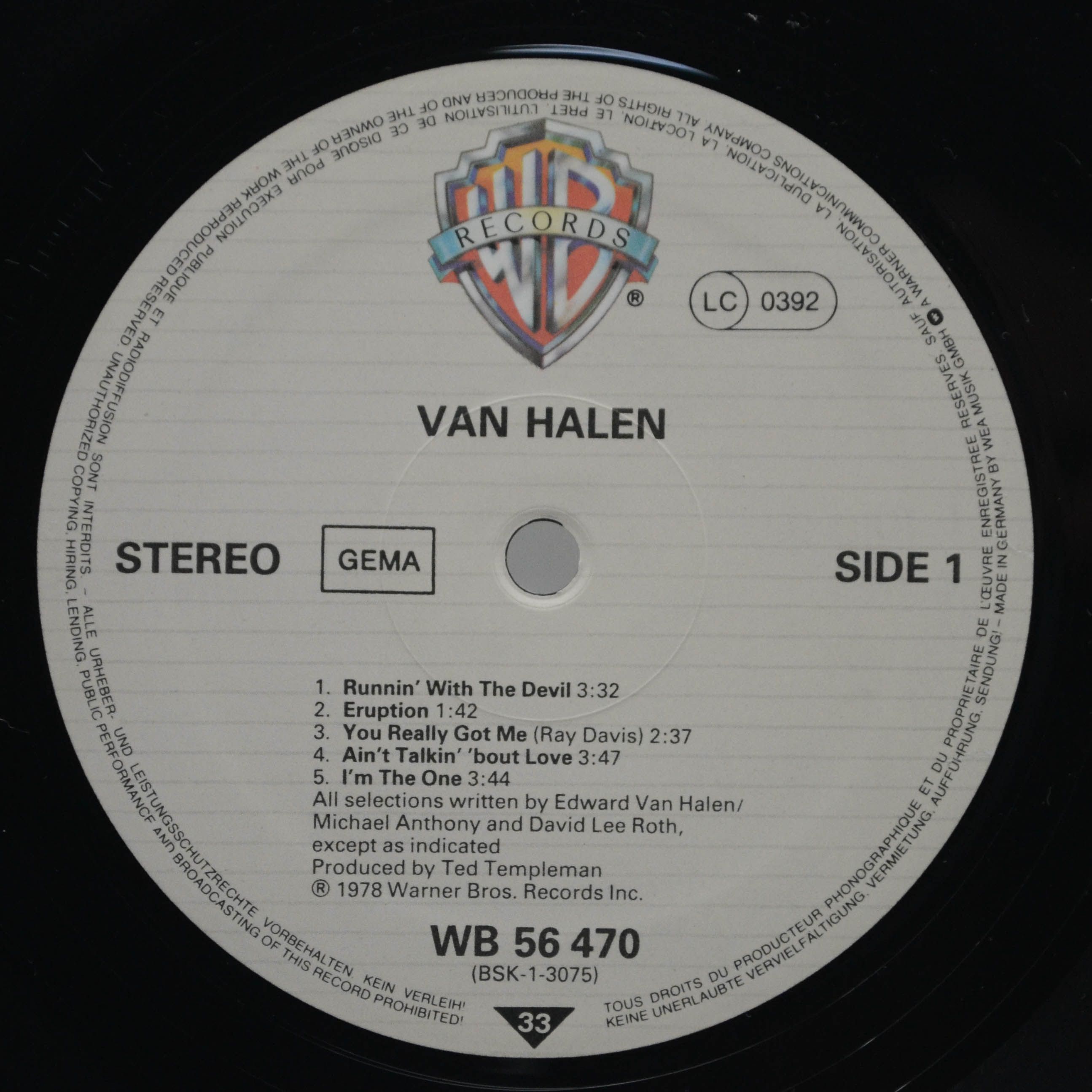 Van Halen — Van Halen, 1978