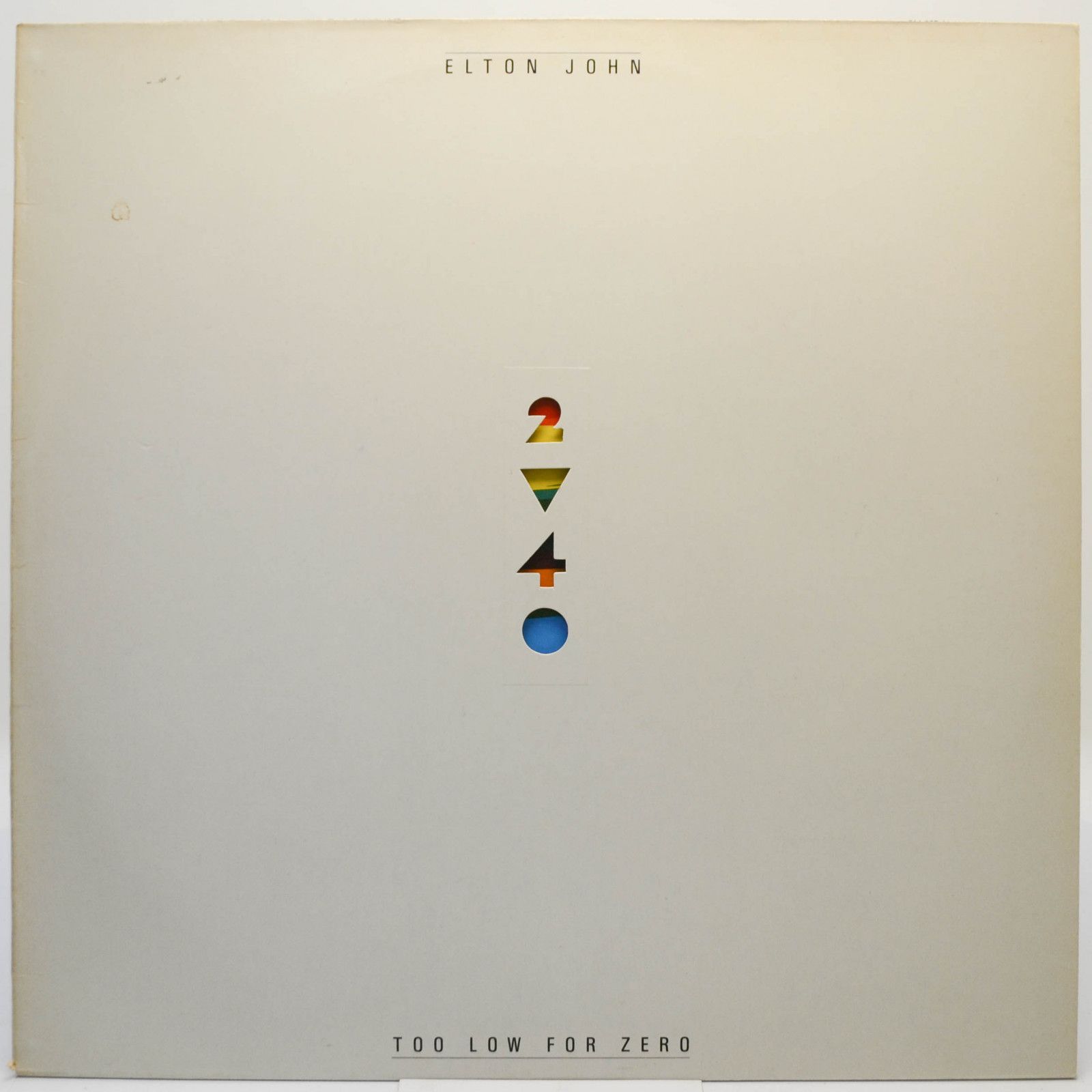 Elton John — Too Low For Zero, 1983