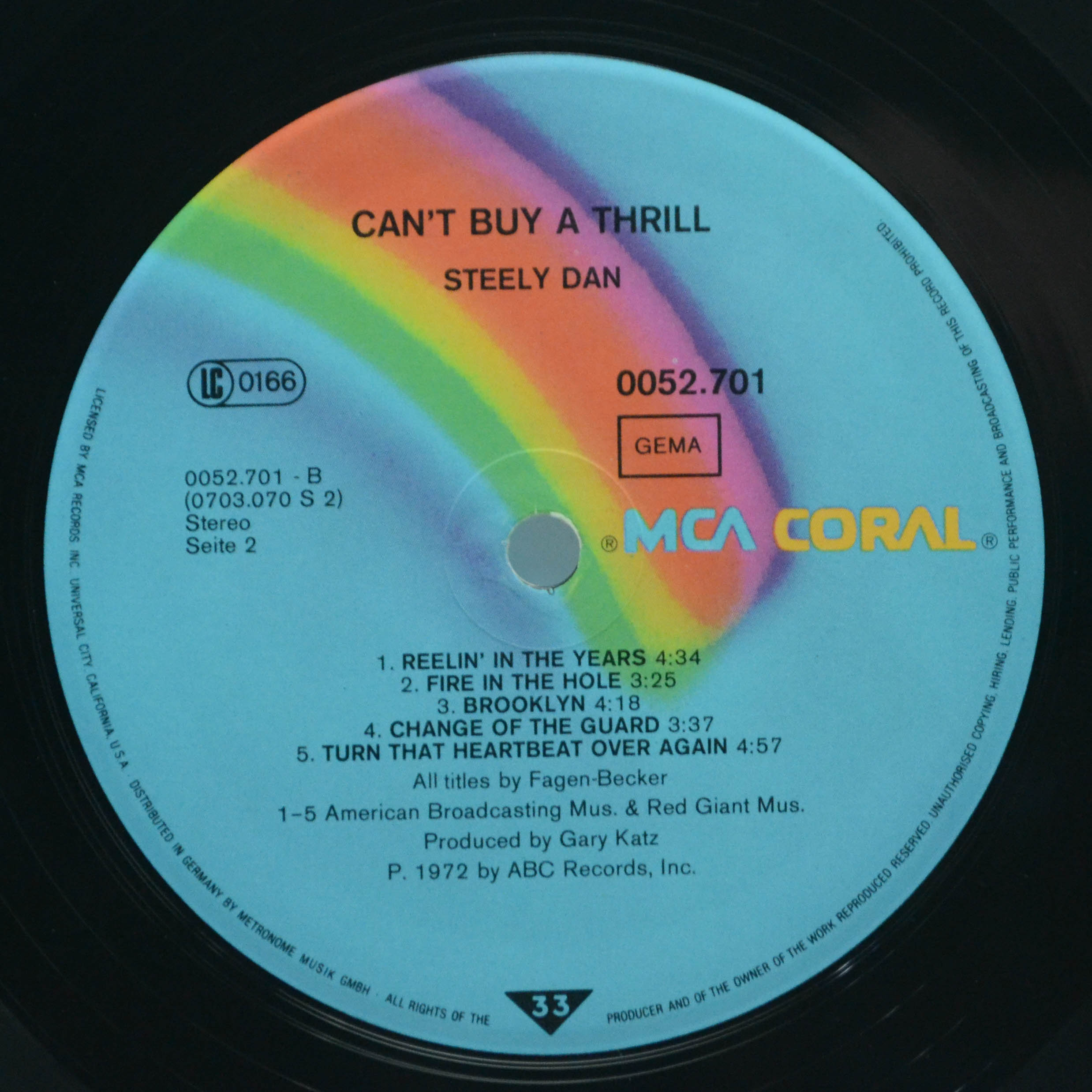 Виниловая пластинка Steely Dan — Can't Buy A Thrill, 1979