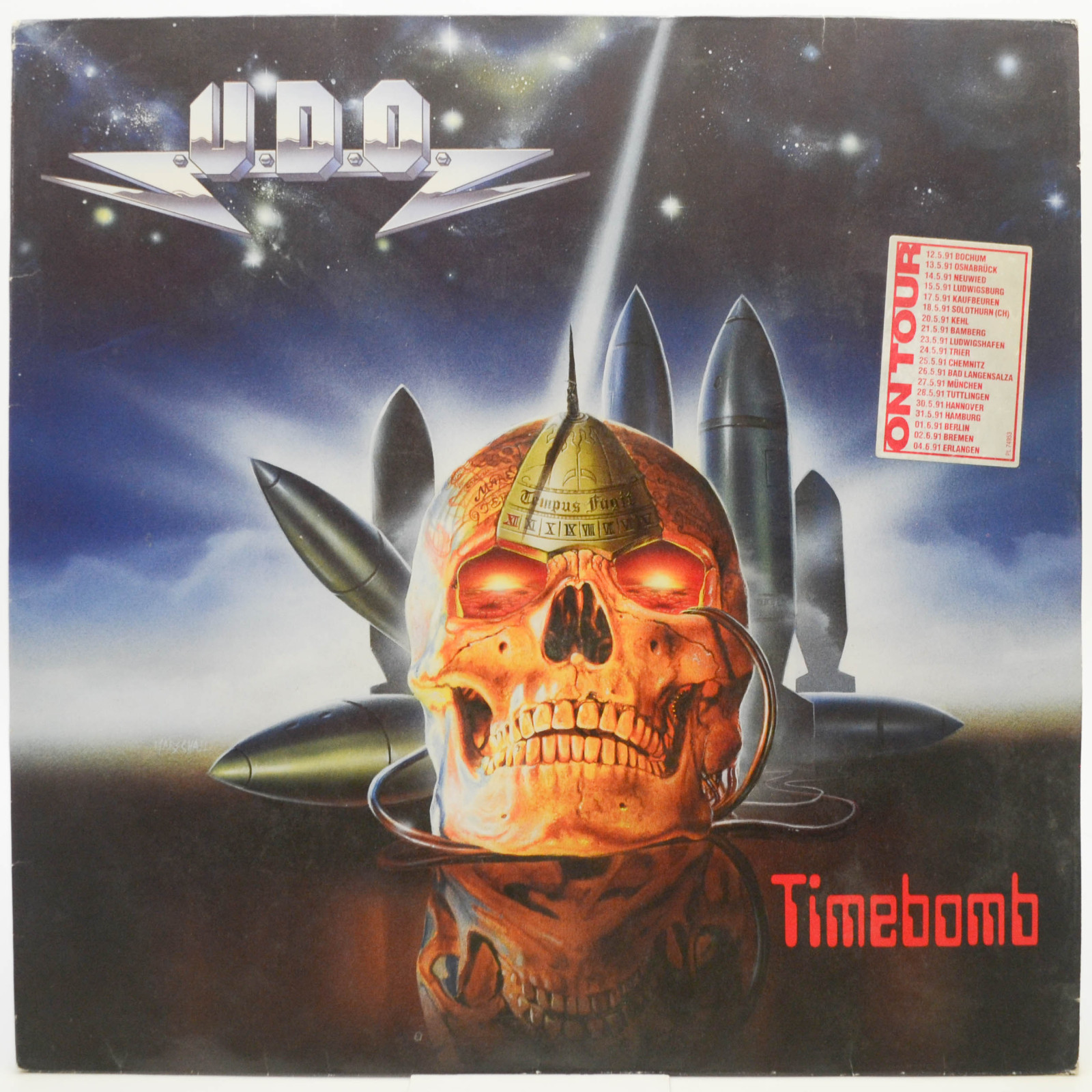 Виниловая пластинка U.D.O. — Timebomb, 1991
