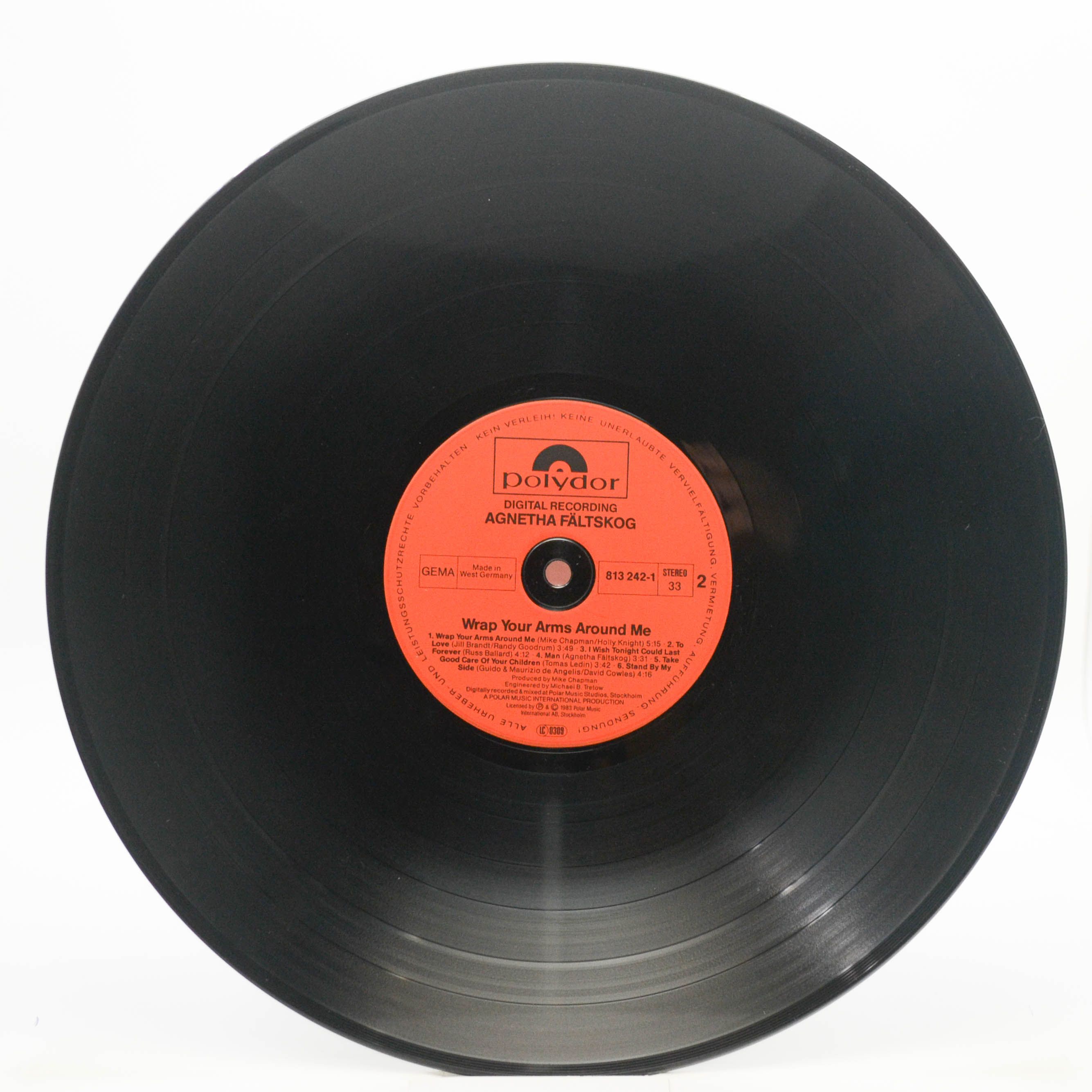 Виниловая пластинка Agnetha Fältskog — Wrap Your Arms Around Me, 1983