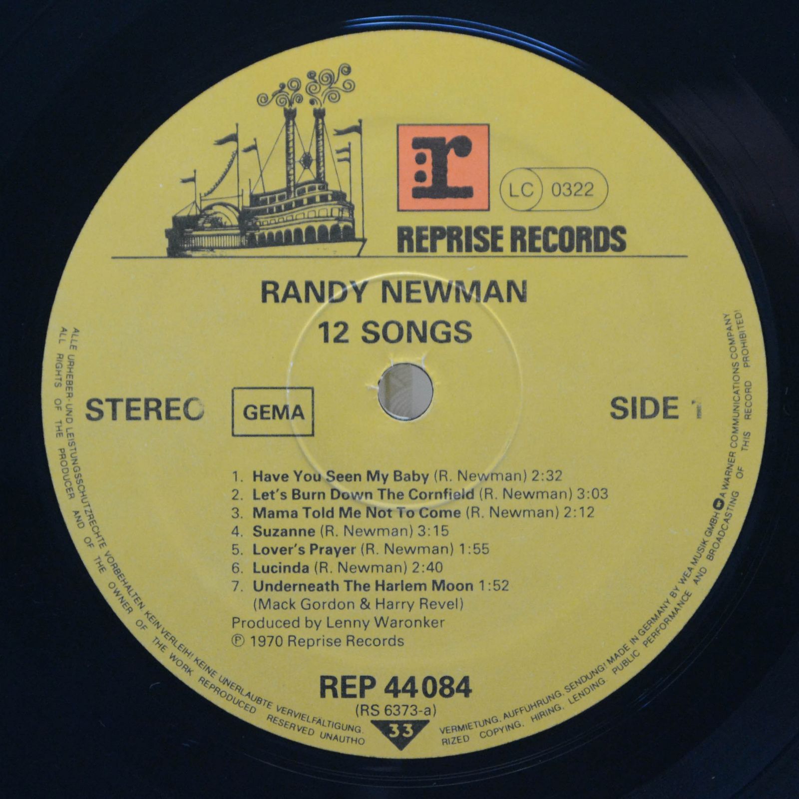 Randy Newman — 12 Songs, 1975