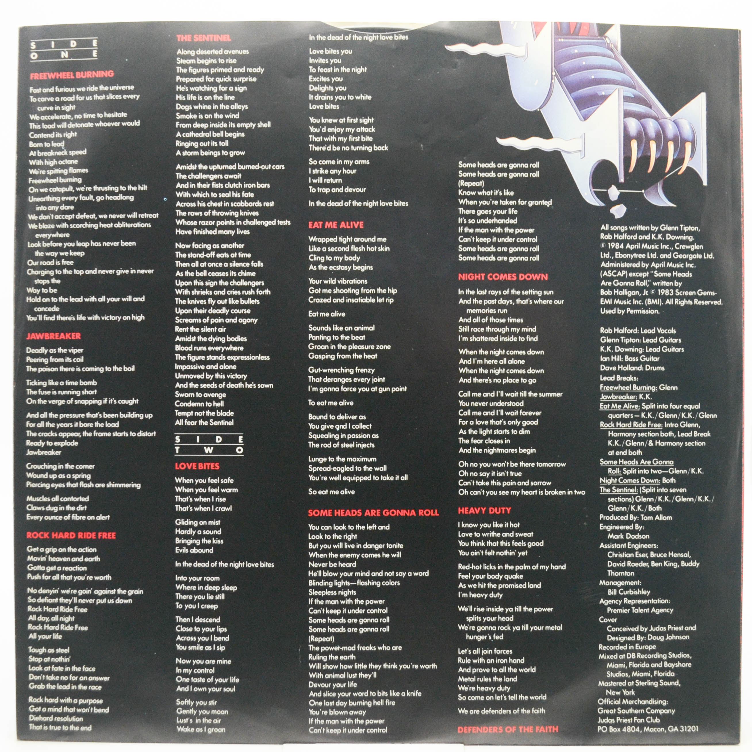 Judas Priest — Defenders Of The Faith, 1984