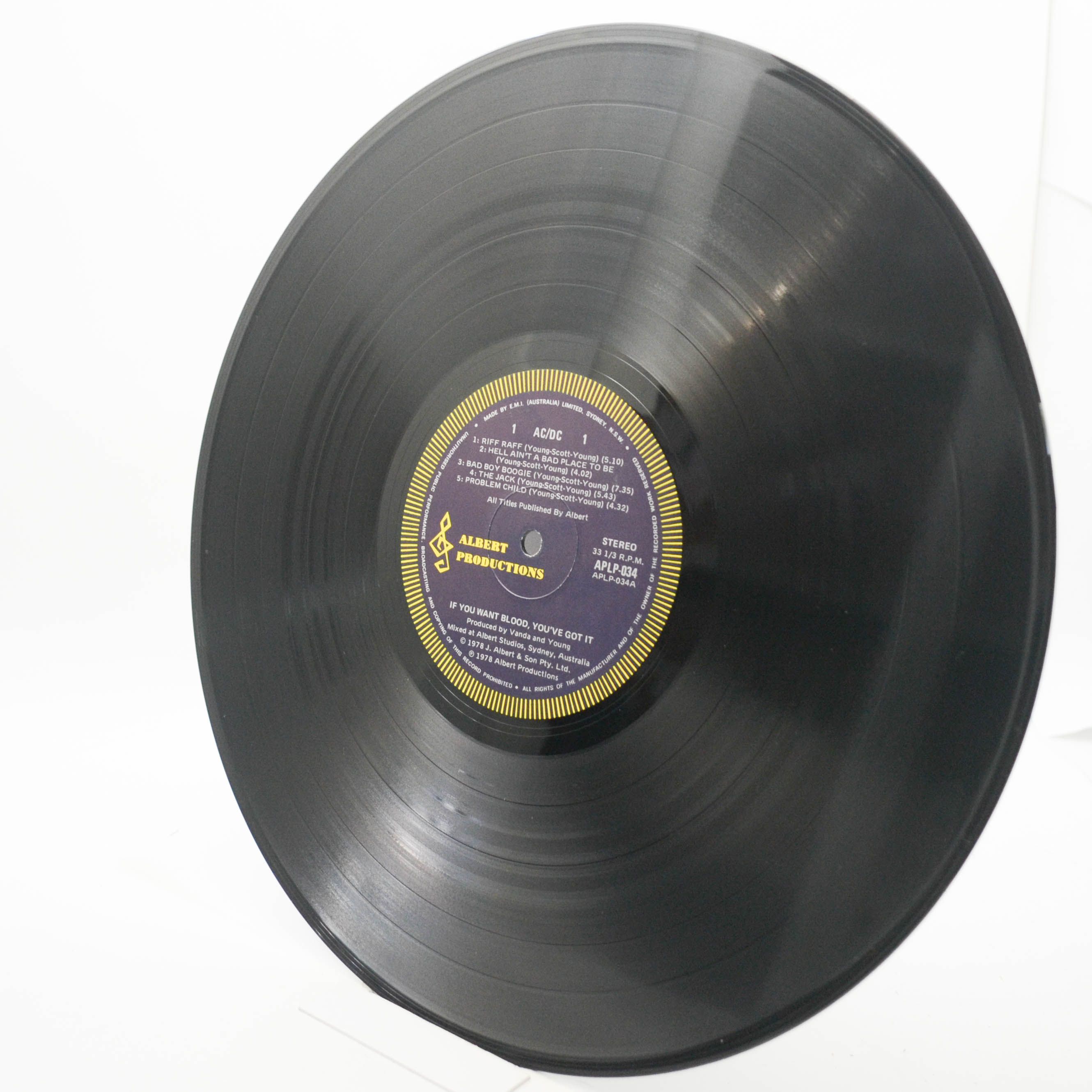 AC/DC — If You Want Blood You've Got It (1-st, Australia), 1978