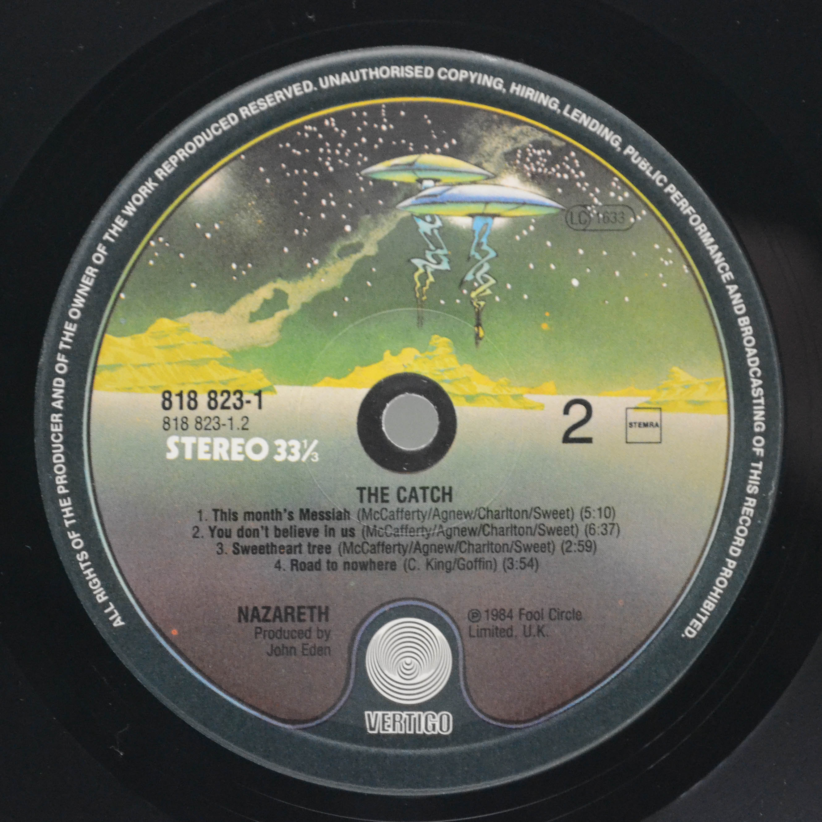 Nazareth — The Catch, 1984