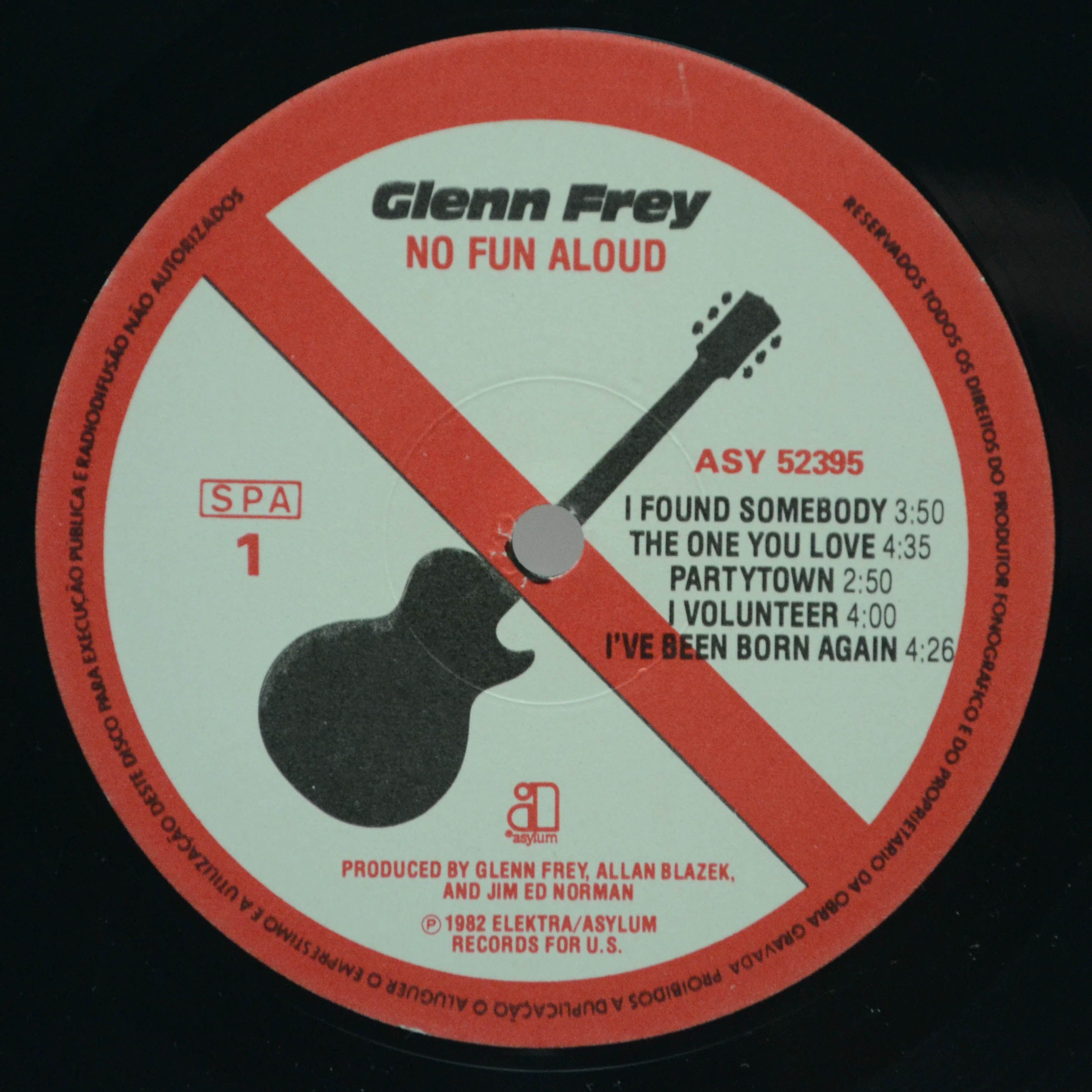 Glenn Frey — No Fun Aloud, 1982