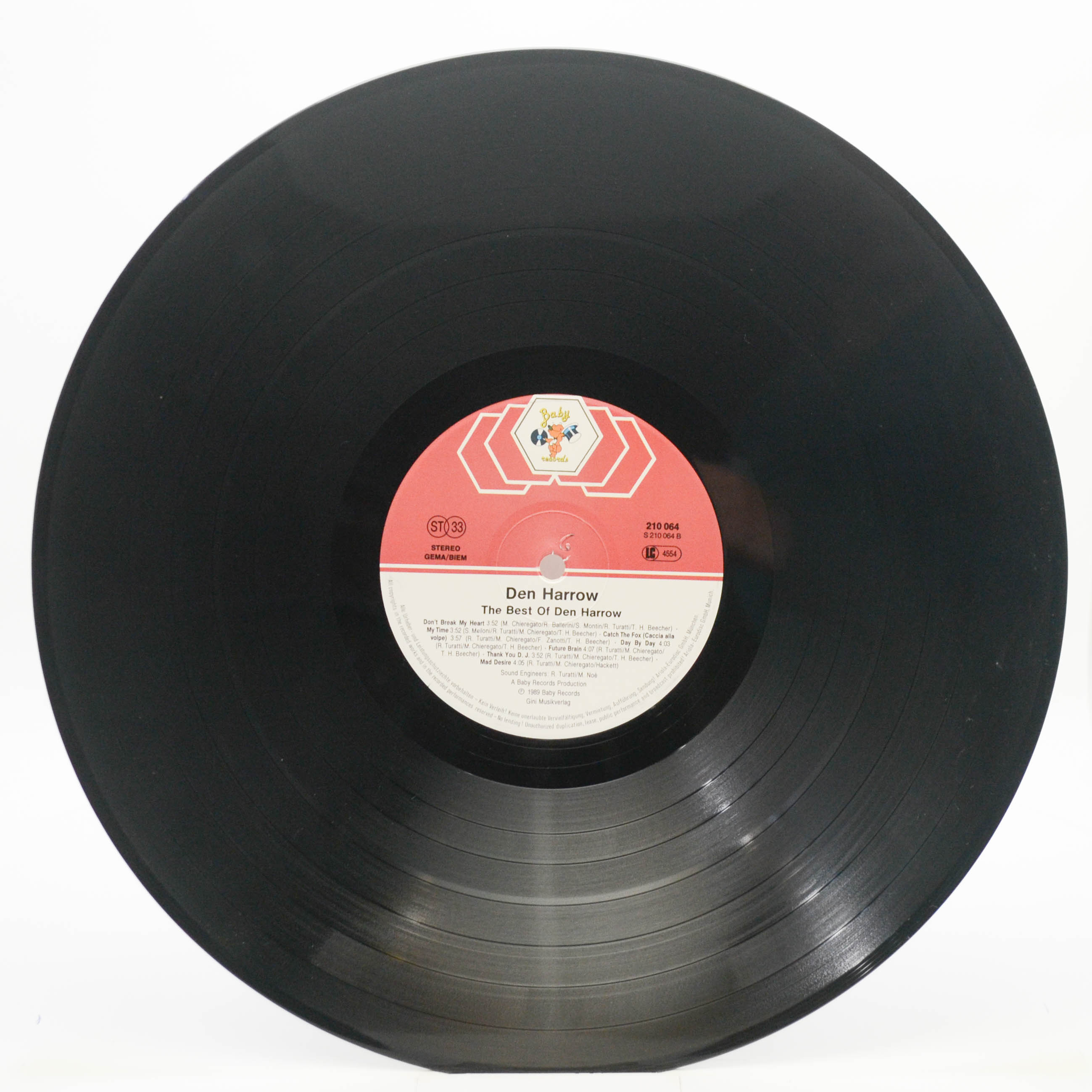 Den Harrow — The Best Of Den Harrow, 1989