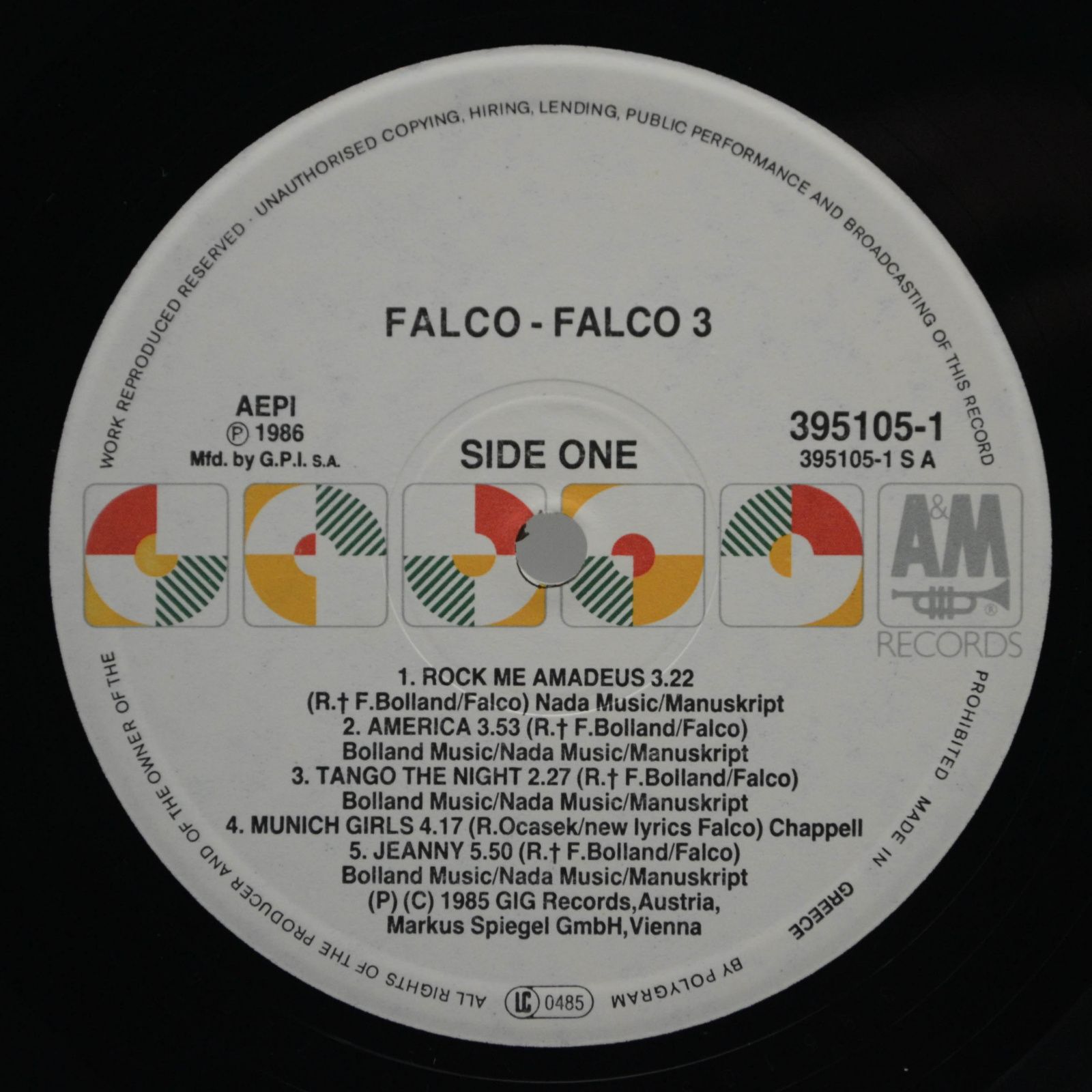 Falco — 3, 1985