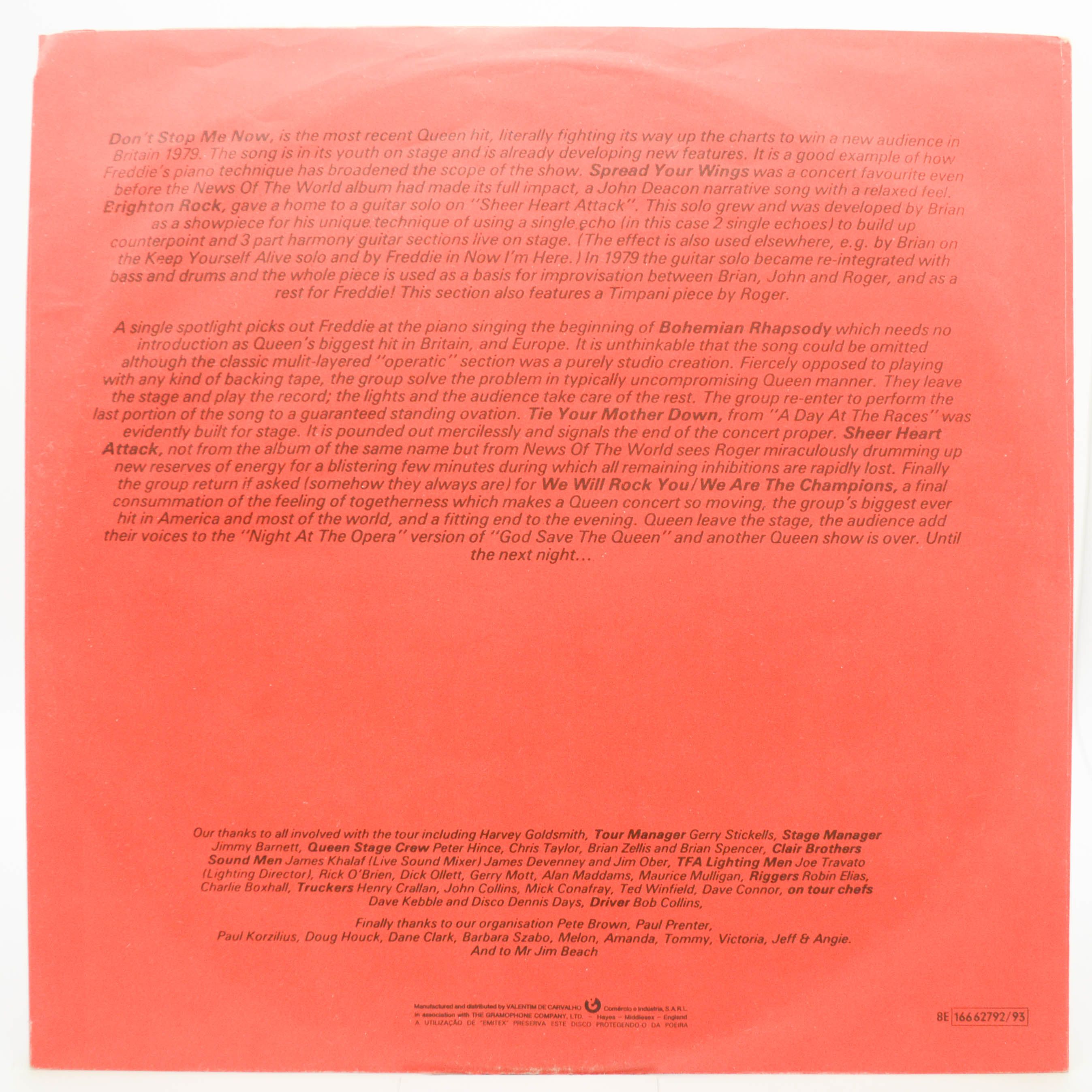 Queen — Live Killers (2LP), 1979