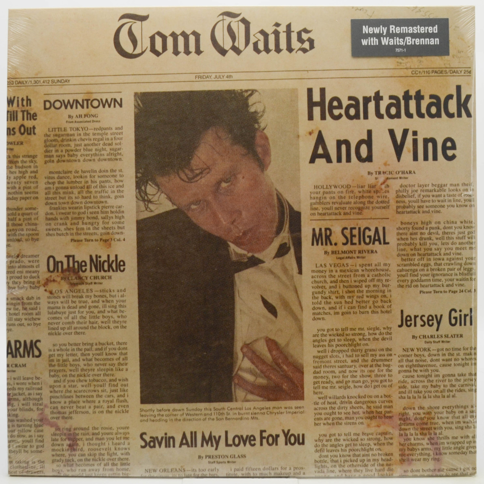 Виниловая пластинка Tom Waits — Heartattack And Vine, 1980