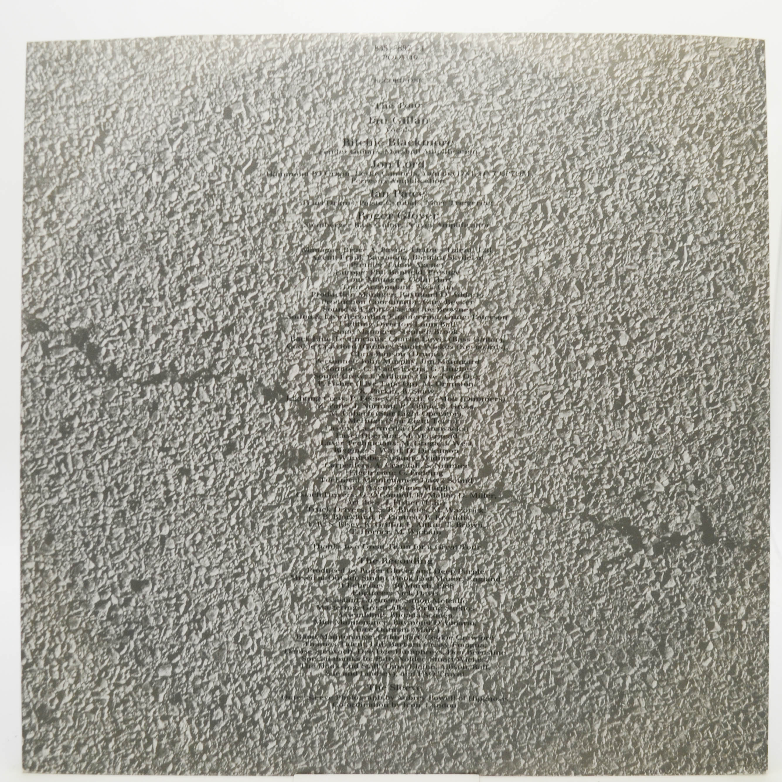 Deep Purple — Nobody's Perfect (2LP), 1988