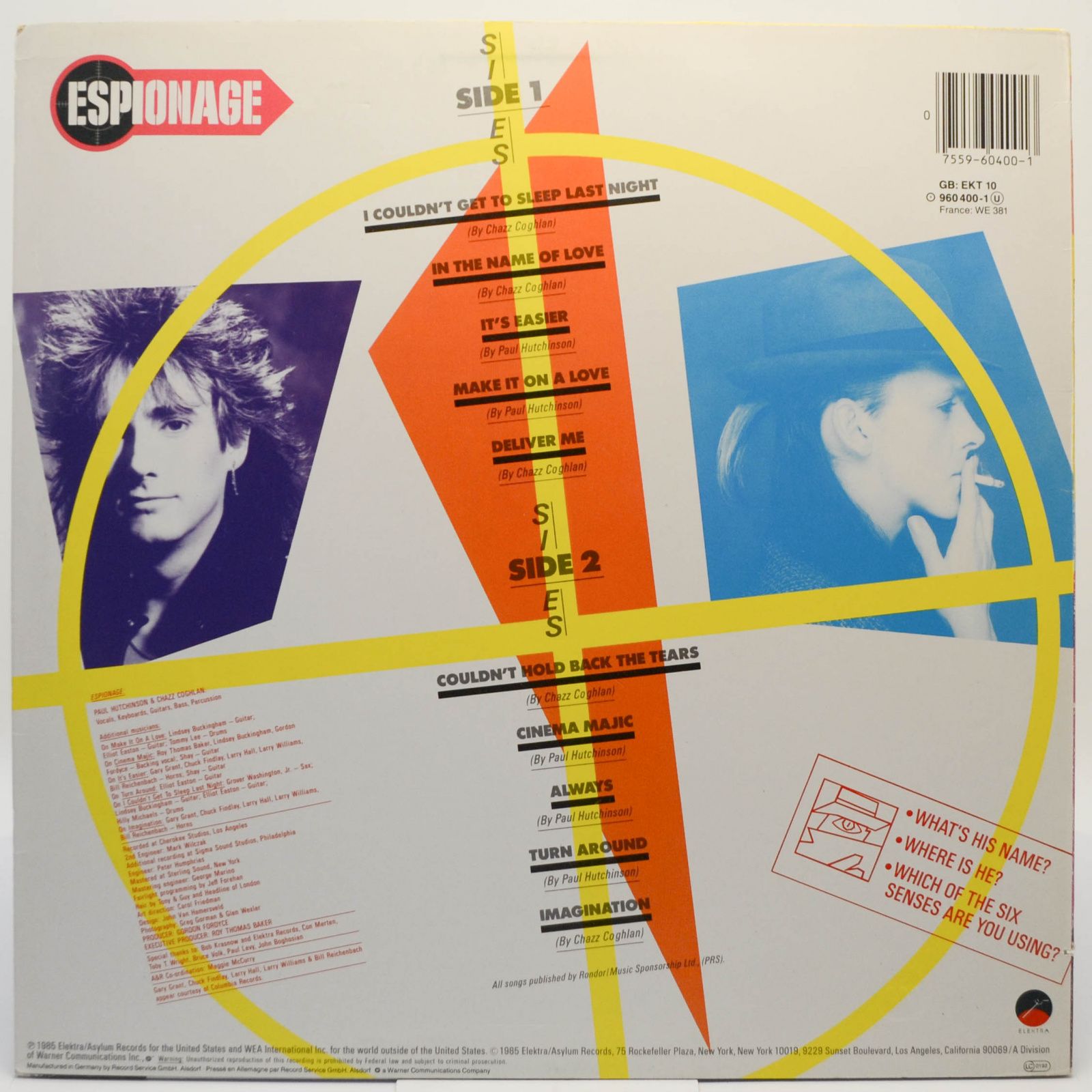 Espionage — E S P, 1985