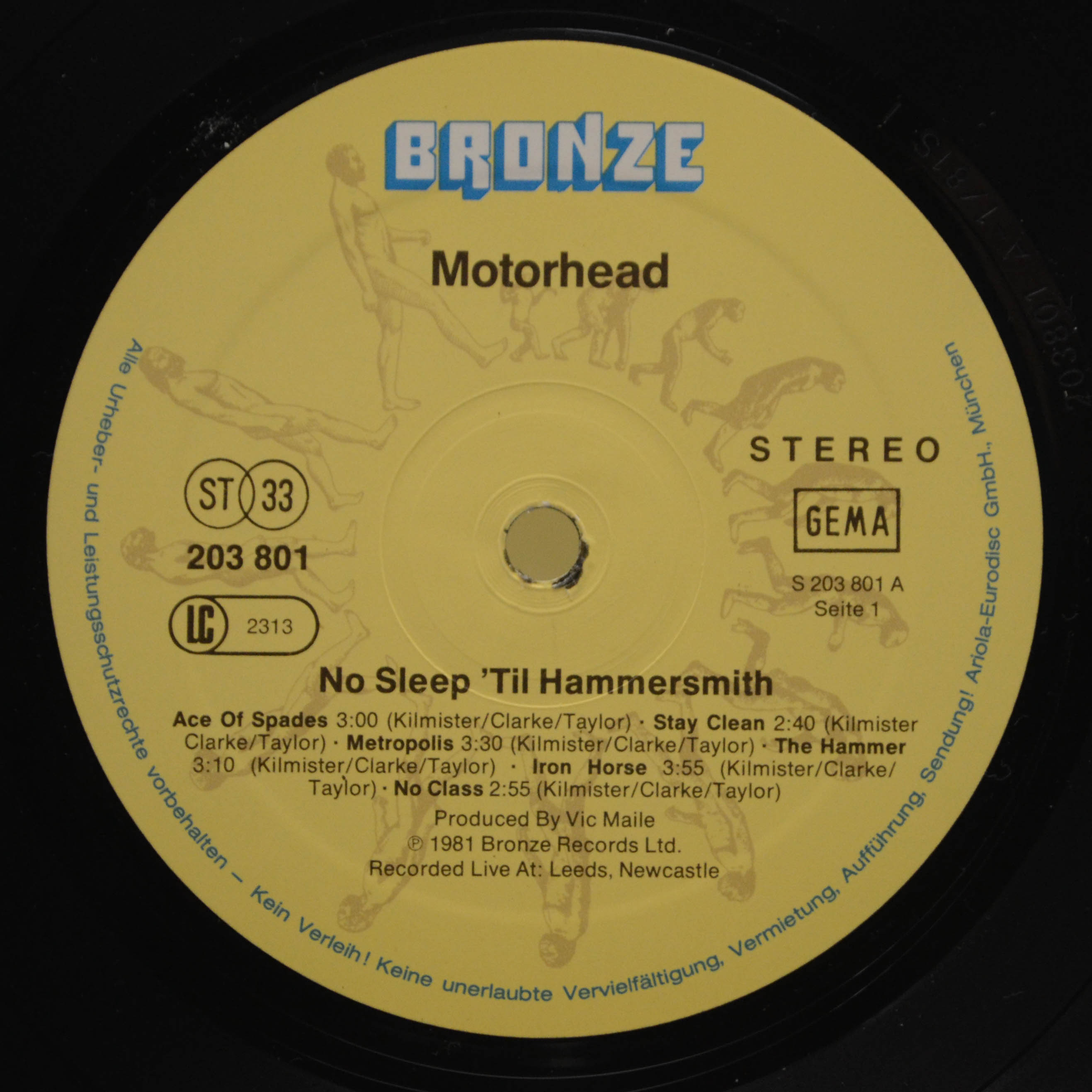 Motörhead — No Sleep 'til Hammersmith, 1981