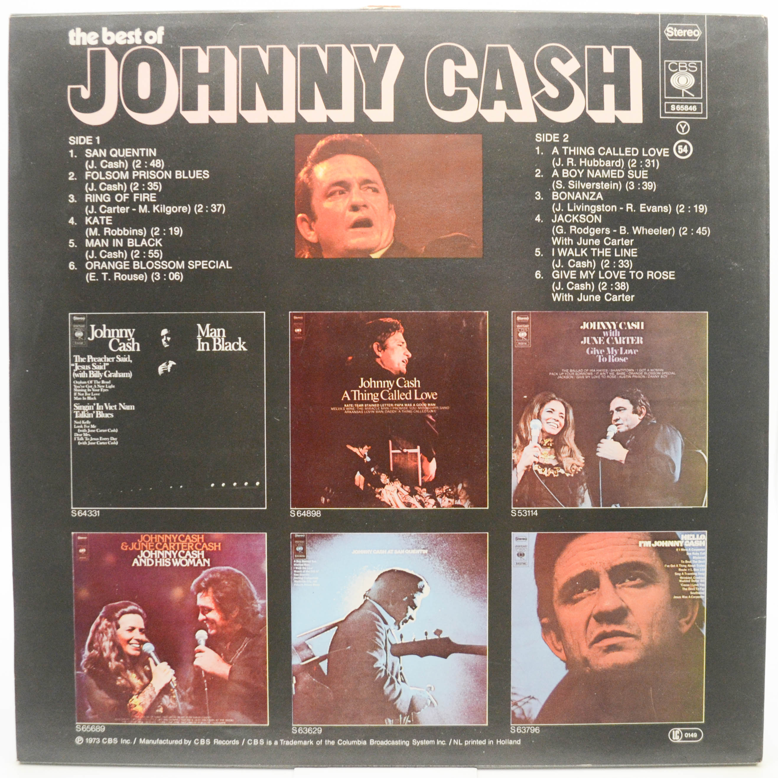 Johnny Cash — The Best Of Johnny Cash, 1973