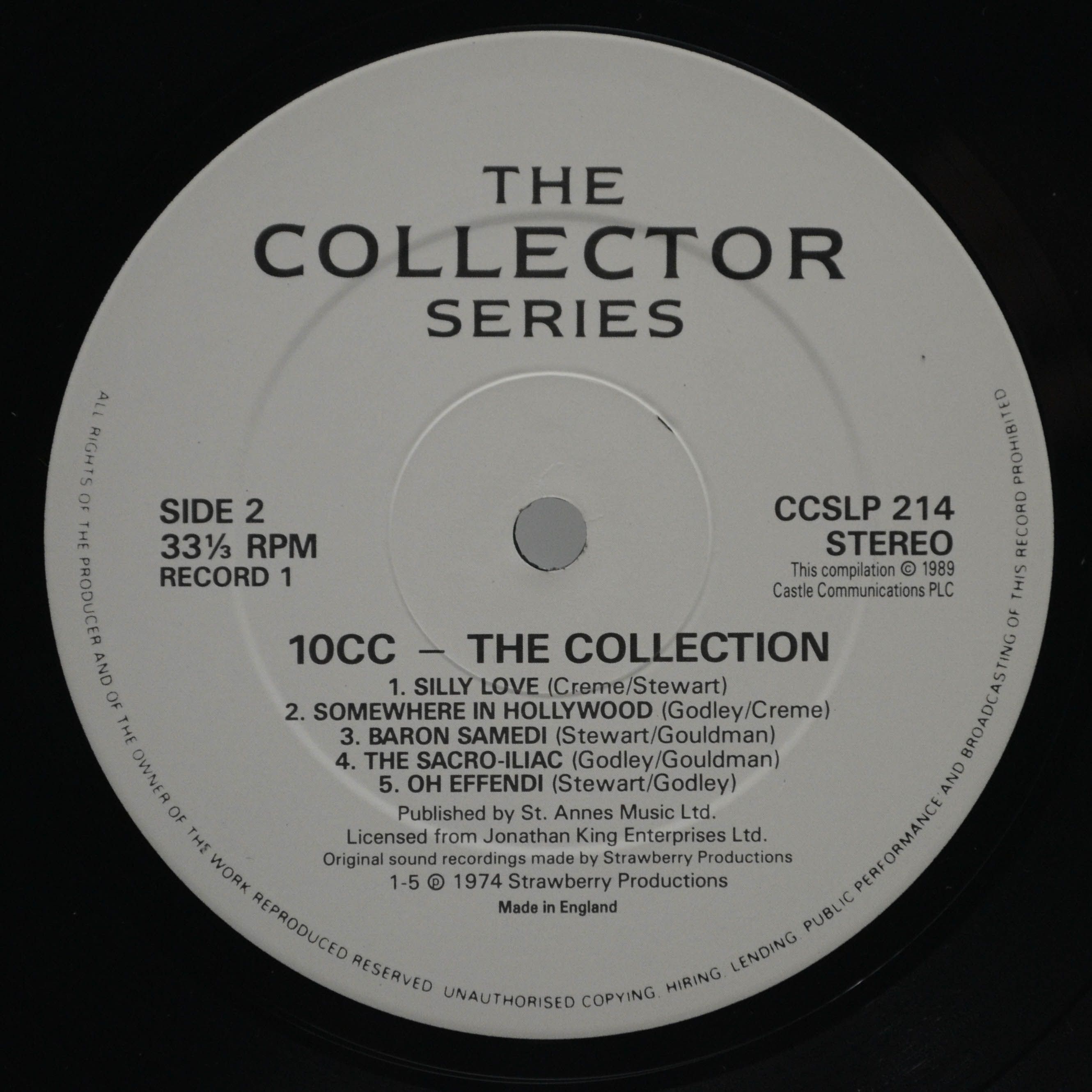 10 CC — The Collection (2LP, UK), 1989