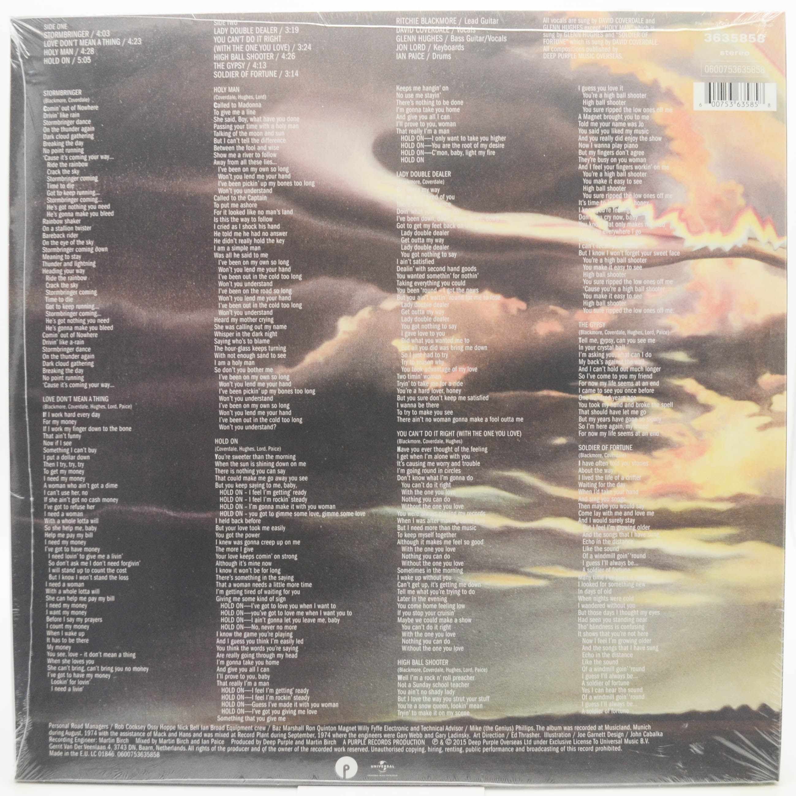 Deep Purple — Stormbringer, 1974