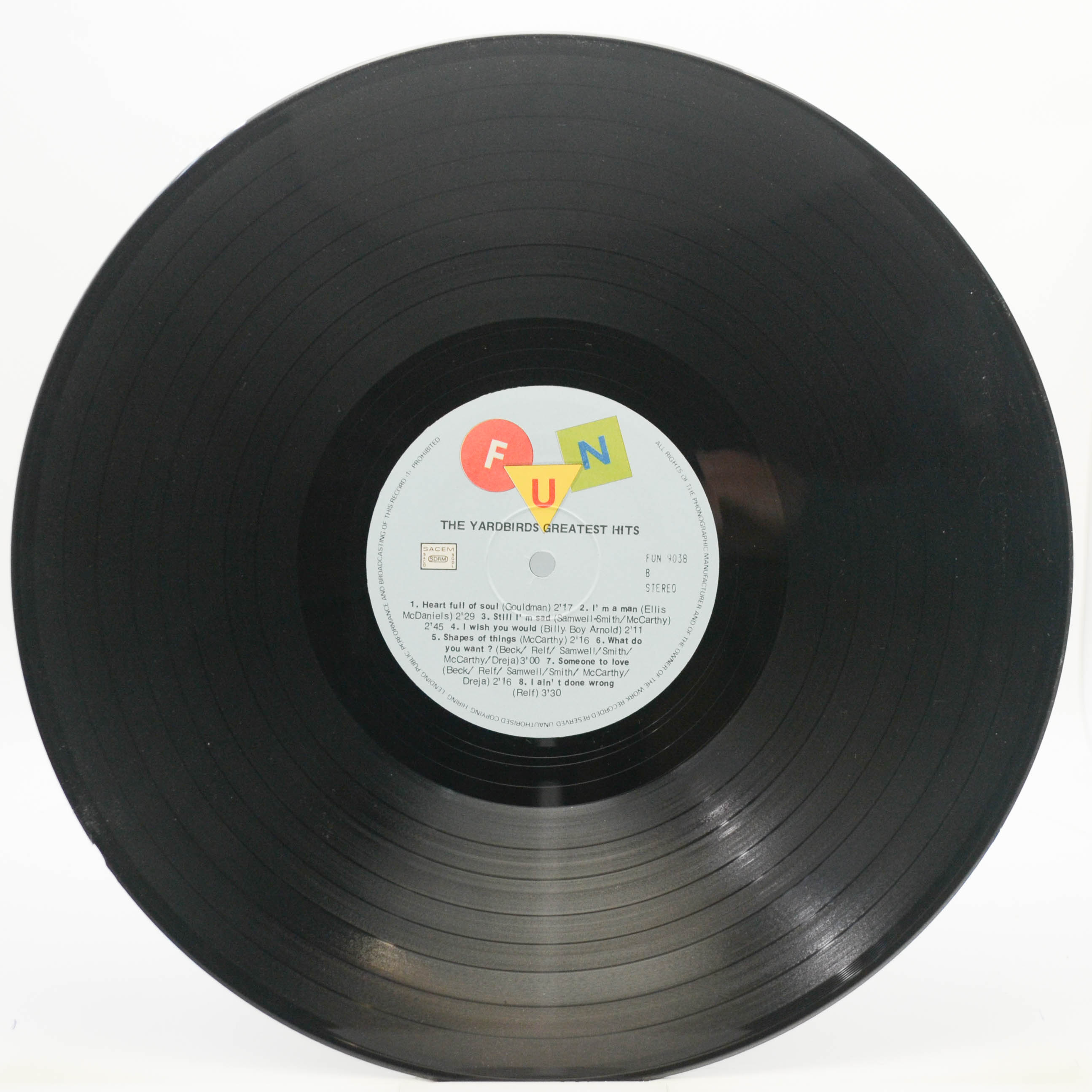 Yardbirds — Greatest Hits, 1978