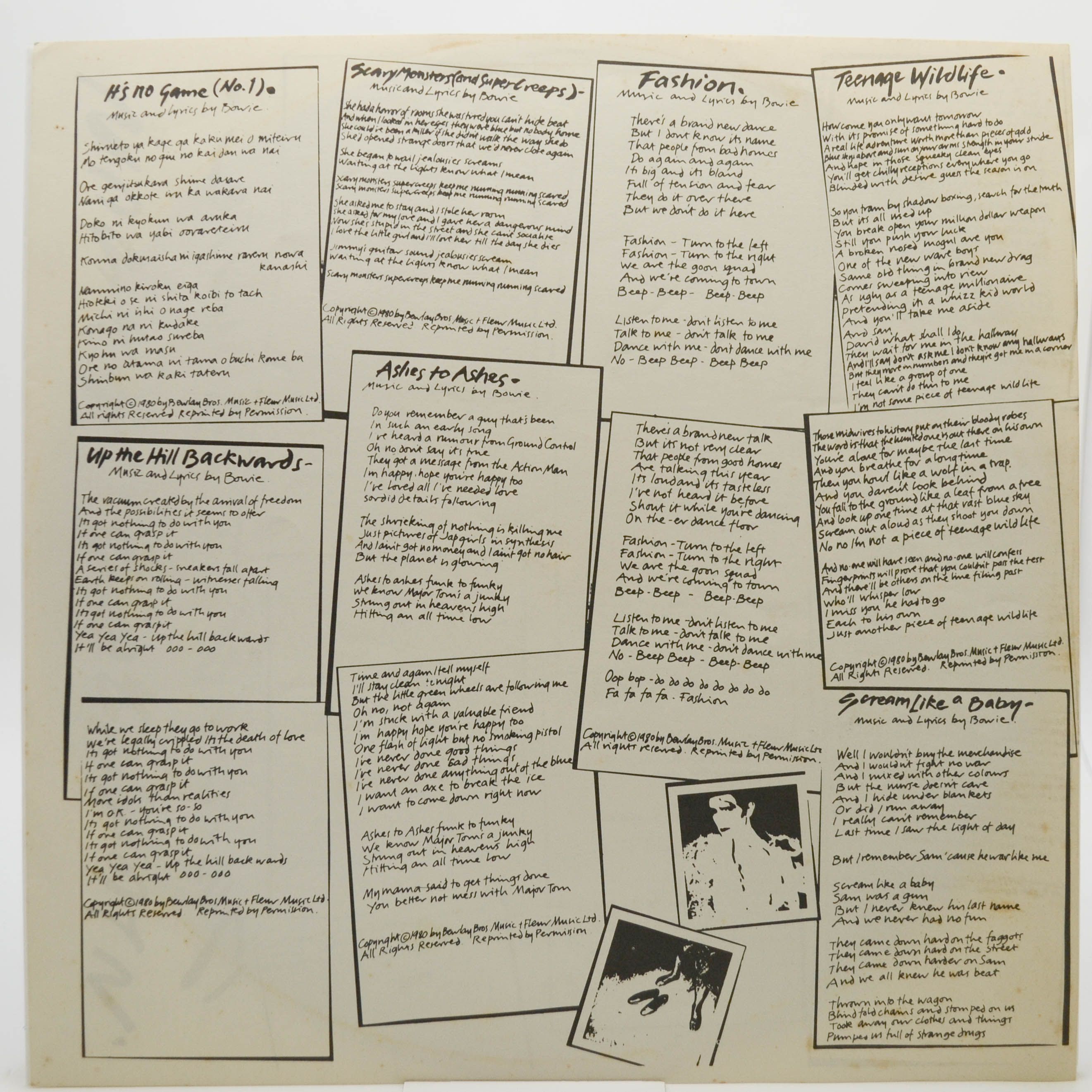 David Bowie — Scary Monsters, 1980