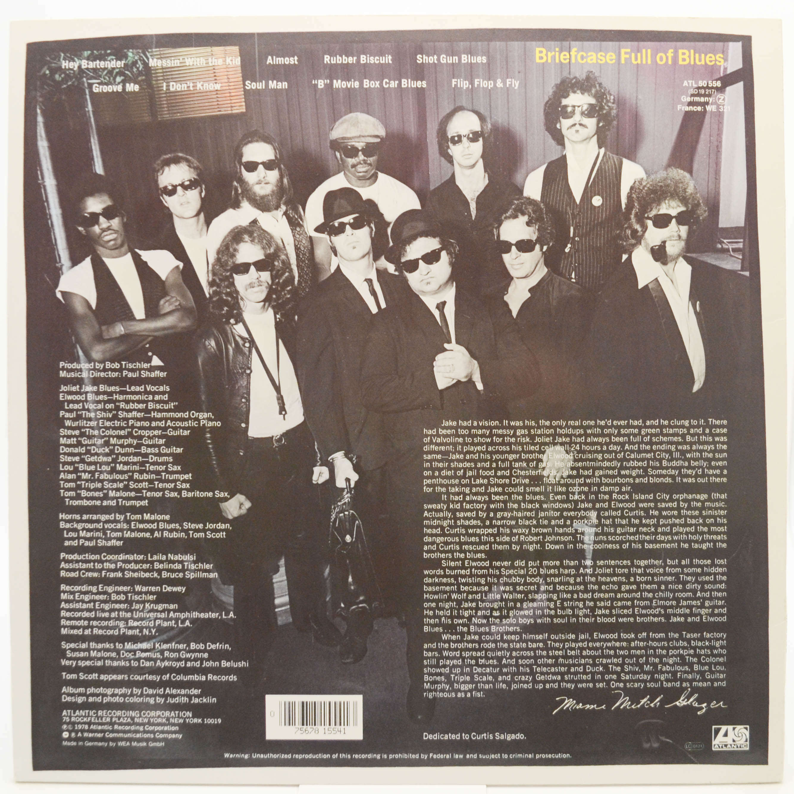 Blues Brothers — Briefcase Full Of Blues, 1978