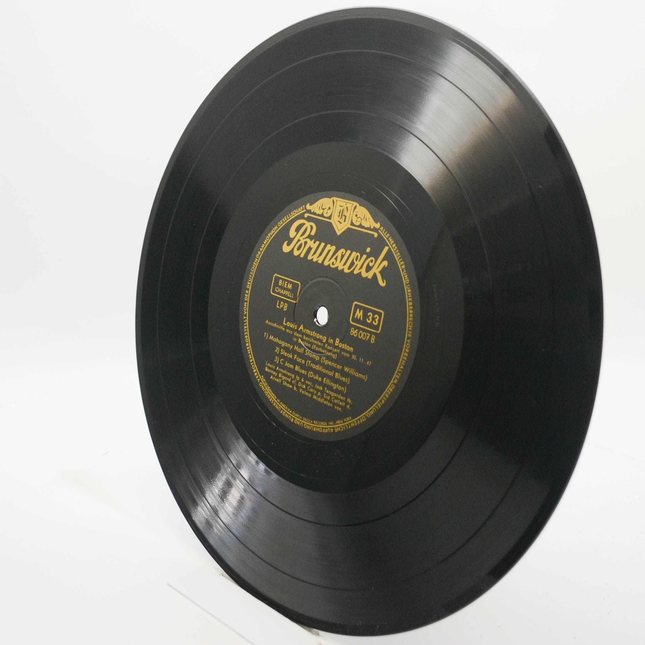 Louis Armstrong — Louis Armstrong Boston Concert Volume 2 (10"), 1952