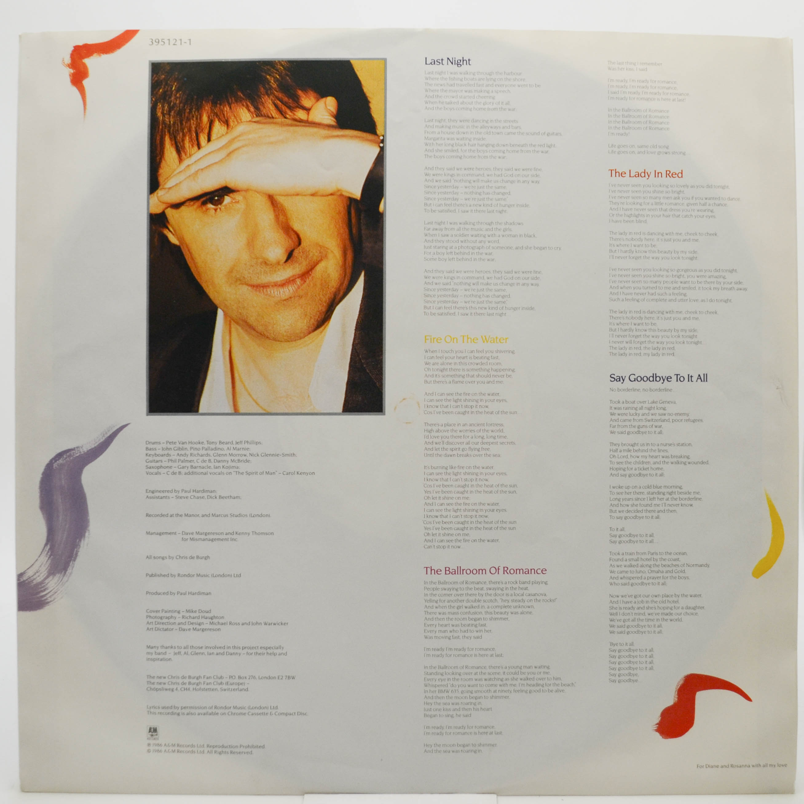 Chris de Burgh — Into The Light, 1986