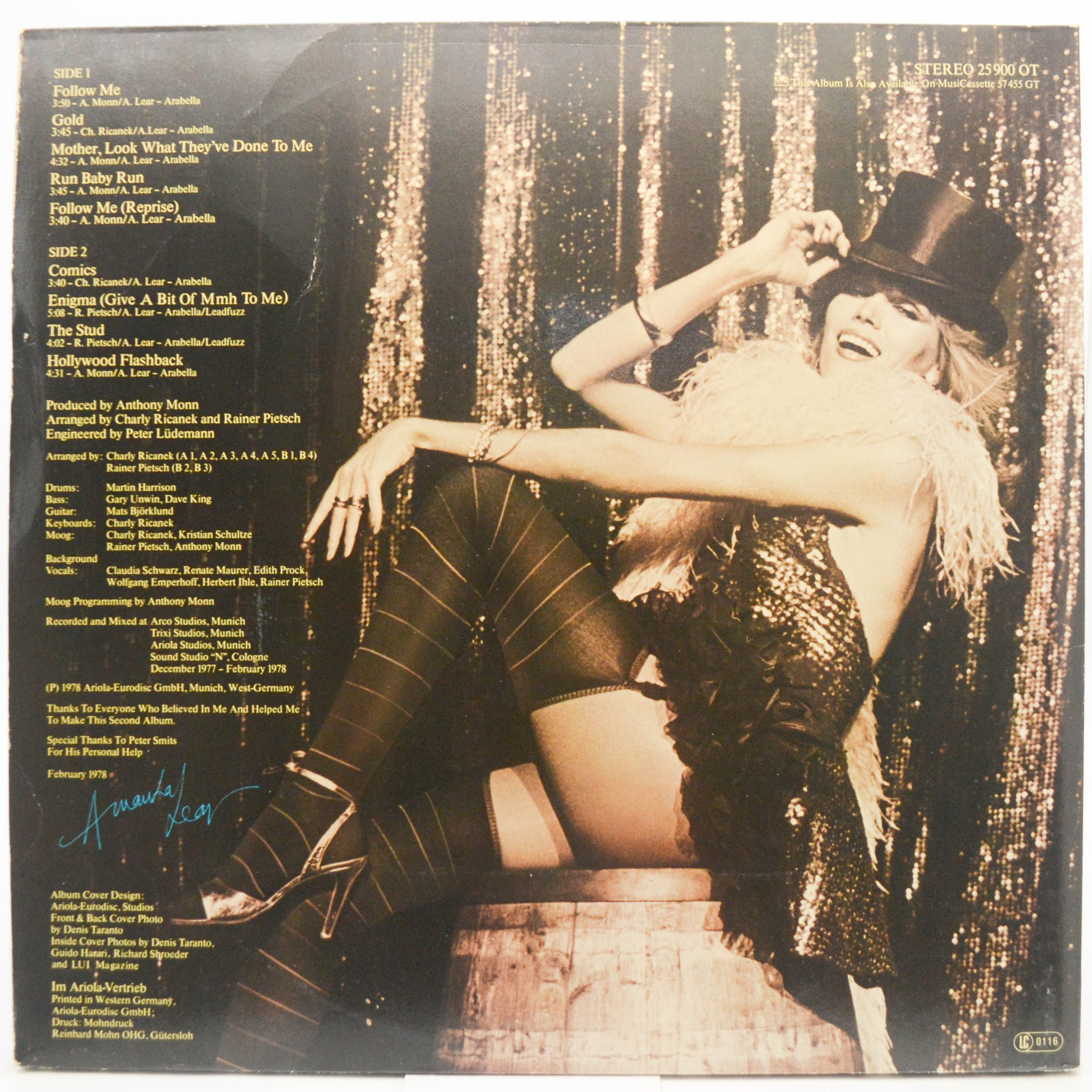 Amanda Lear — Sweet Revenge (poster), 1978