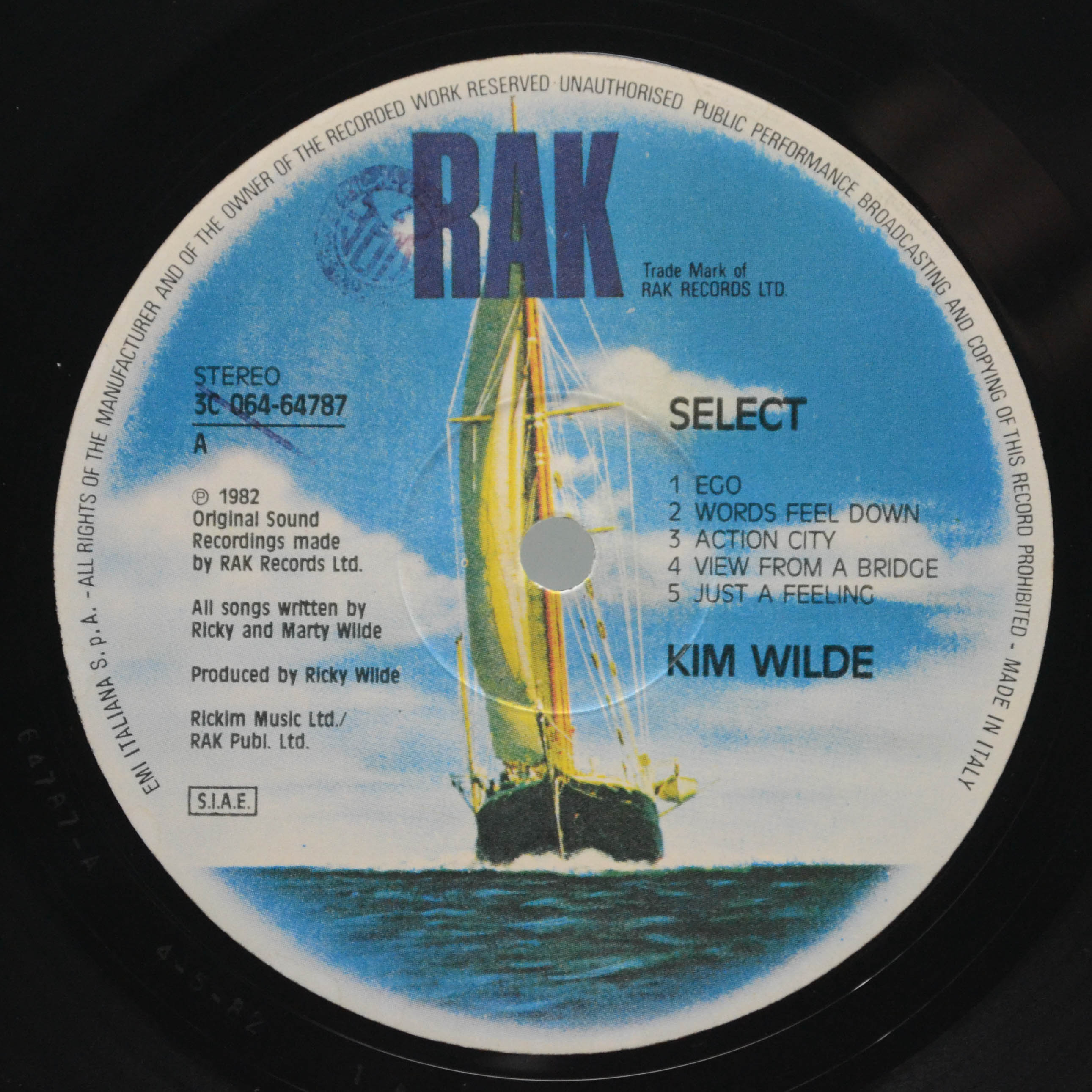 Kim Wilde — Select, 1982