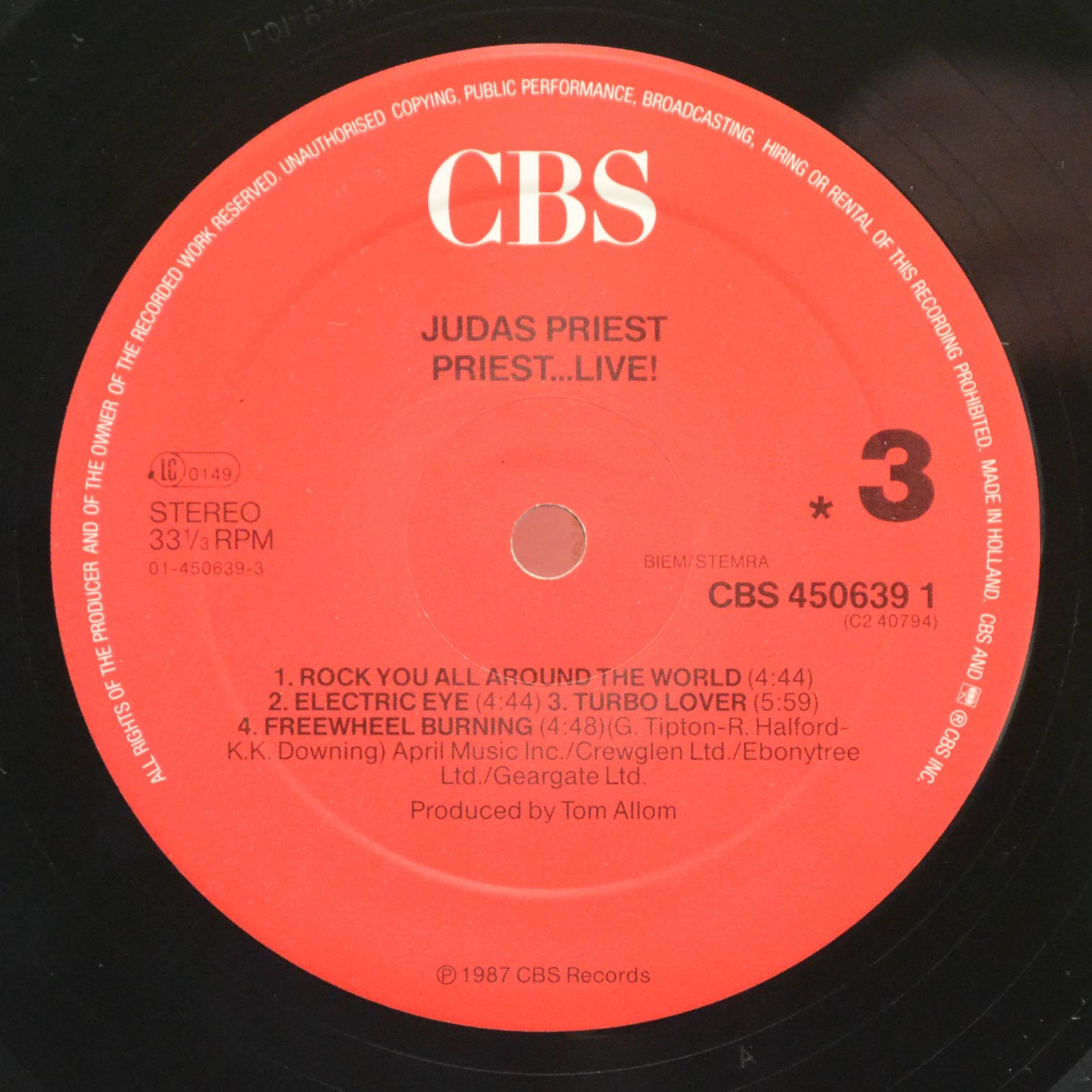 Judas Priest — Priest...Live! (2LP), 1975