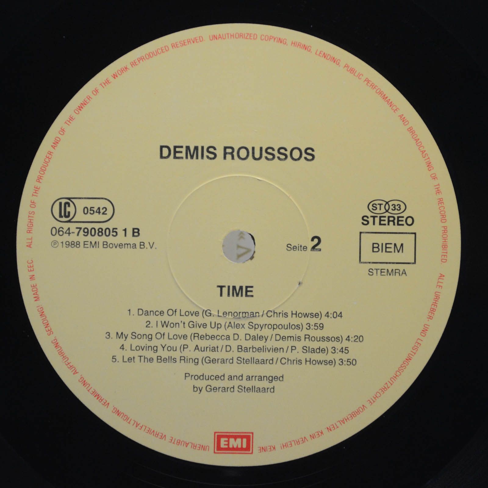 Demis Roussos — Time, 1988