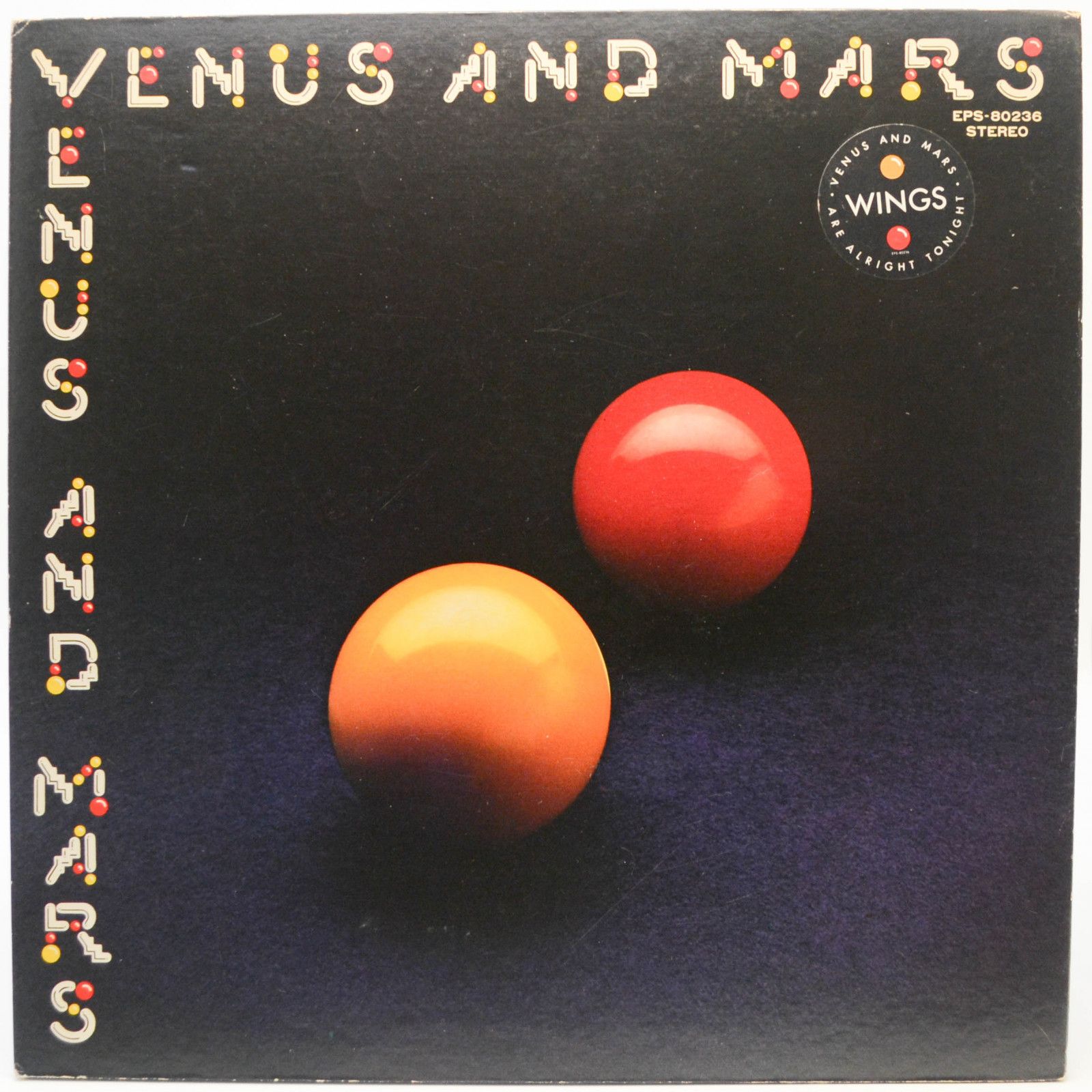 Wings — Venus And Mars (2 posters, 1 sticker), 1975