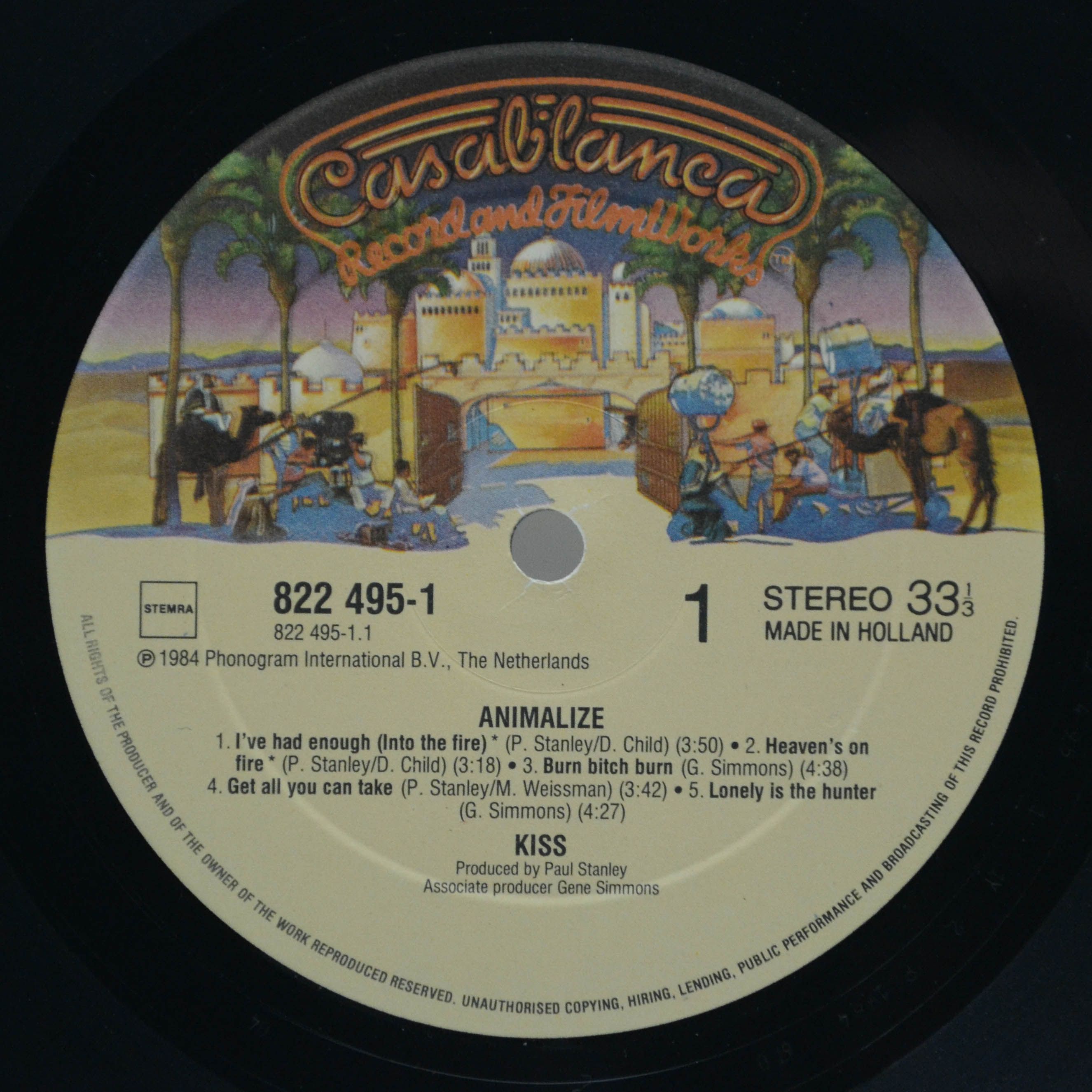 Kiss — Animalize, 1984