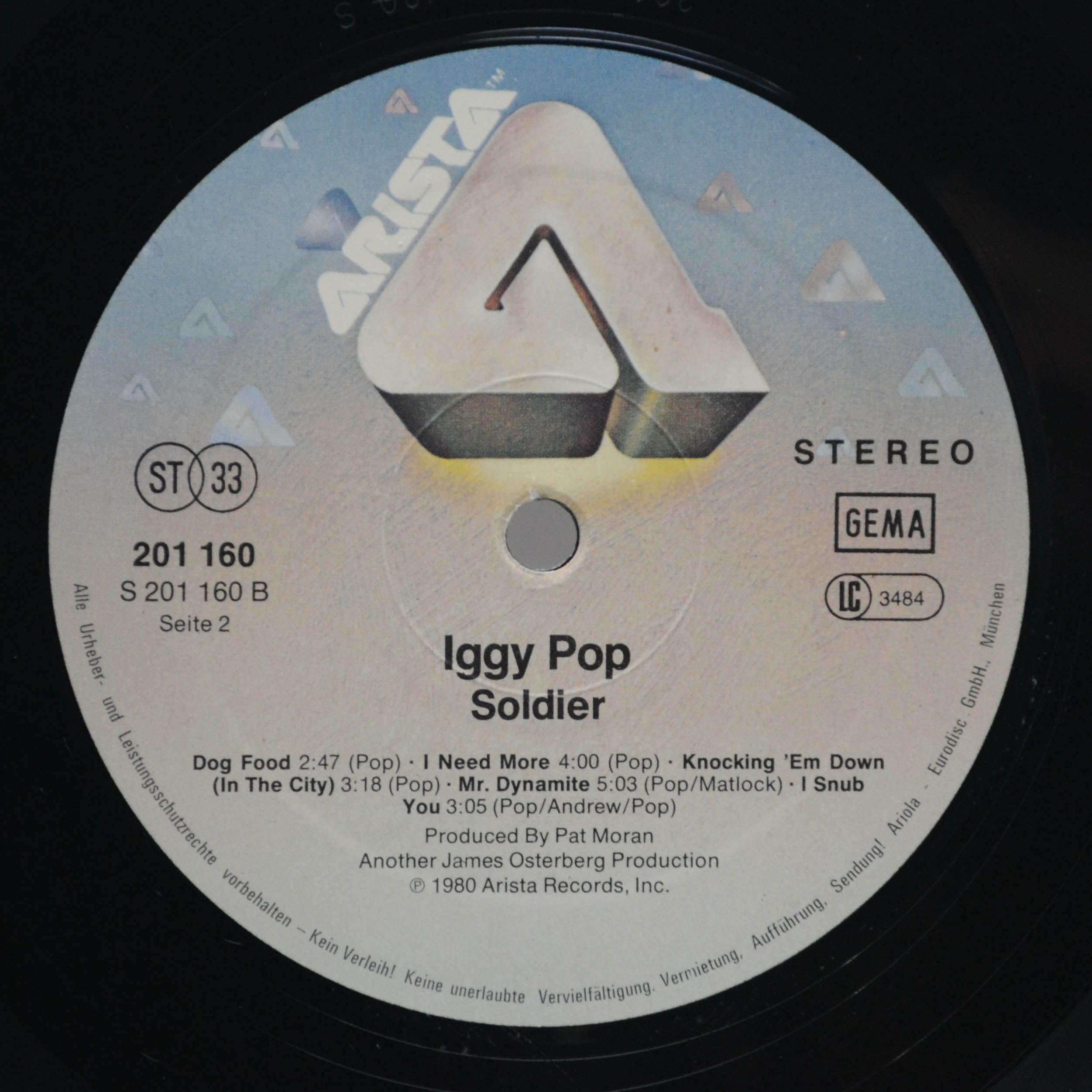 Iggy Pop — Soldier, 1980