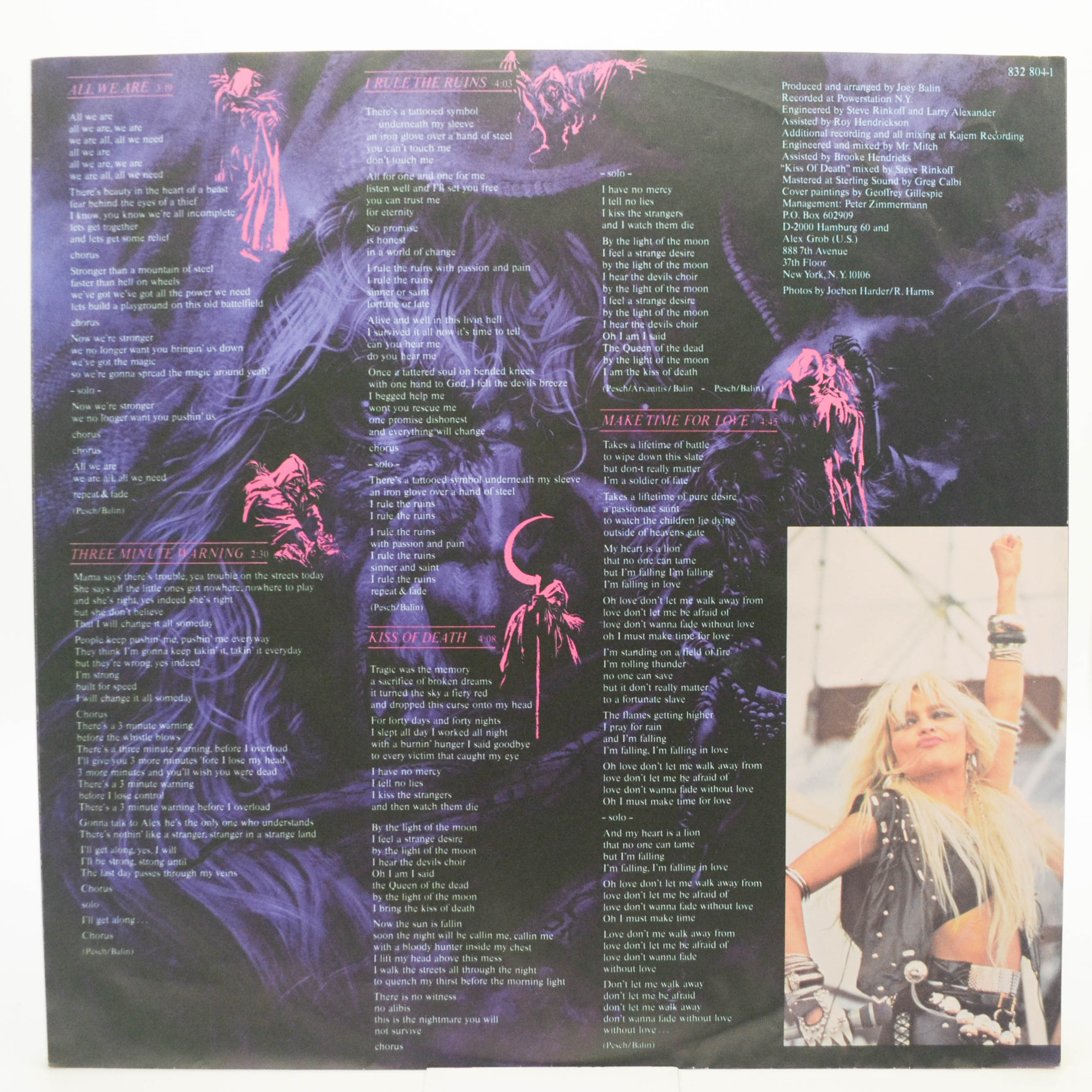 Warlock — Triumph And Agony, 1987