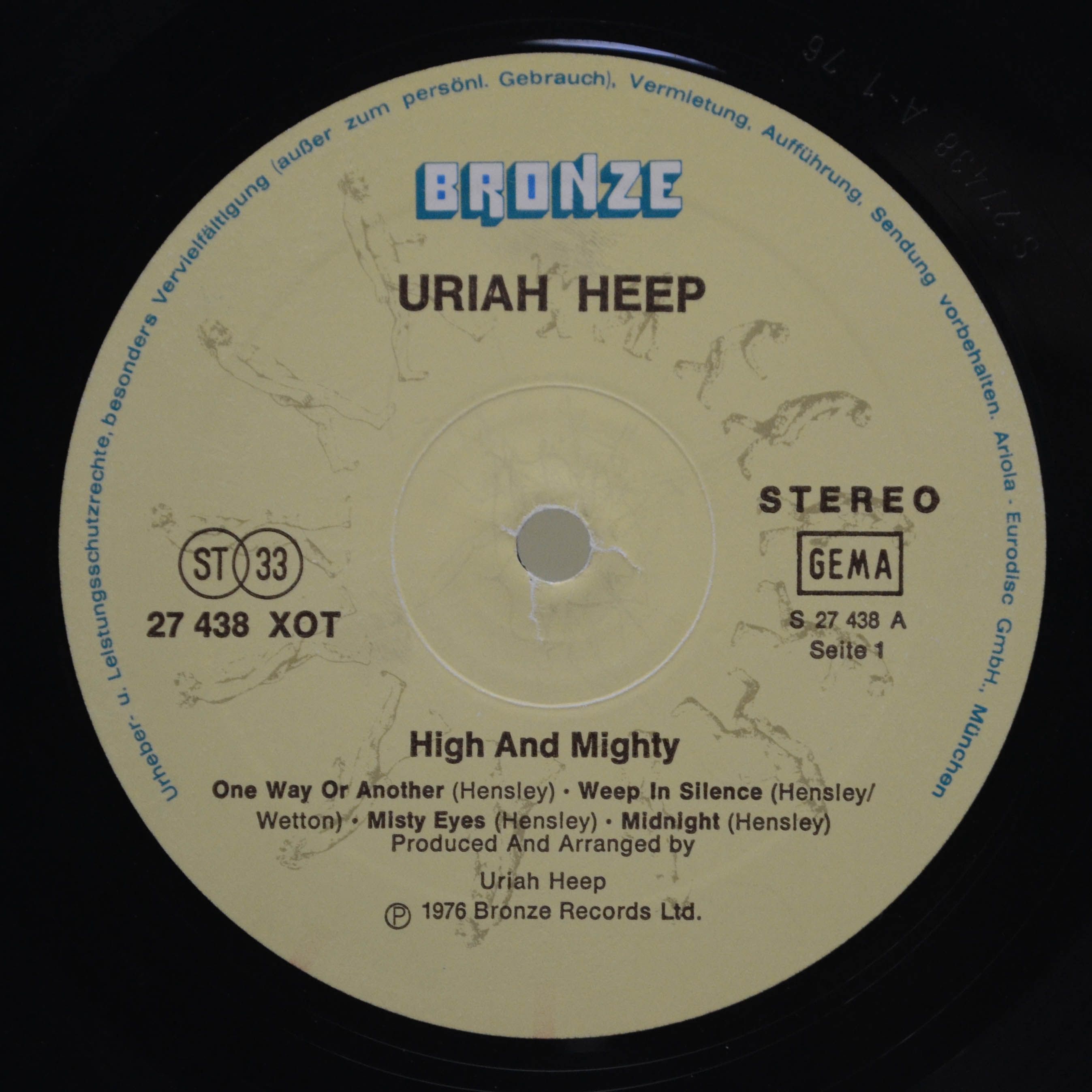 Uriah Heep — High And Mighty, 1976