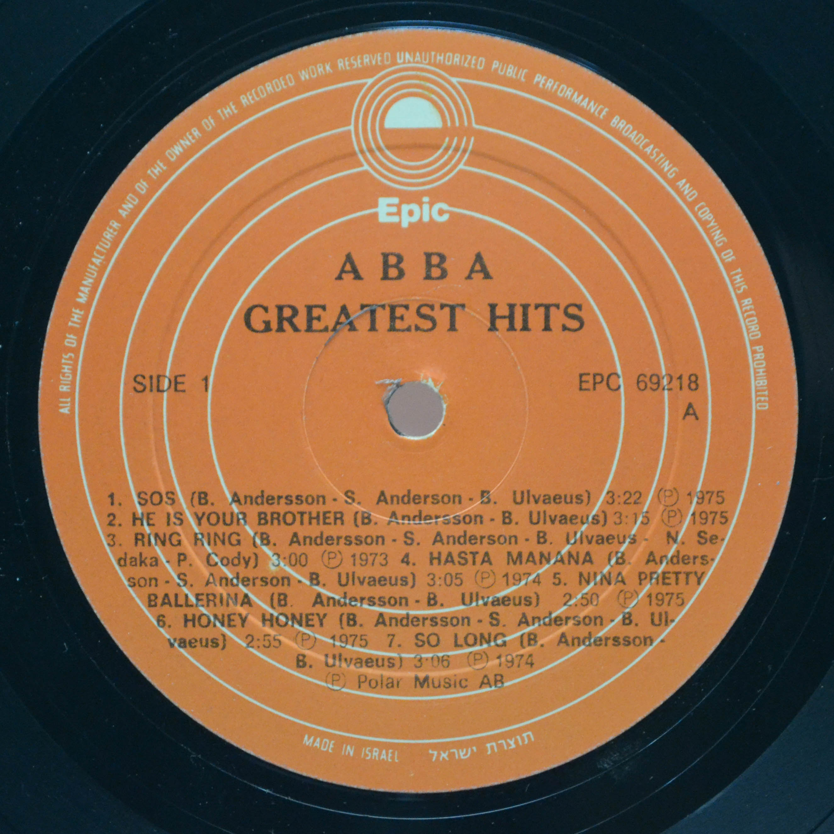 ABBA — Greatest Hits, 1976