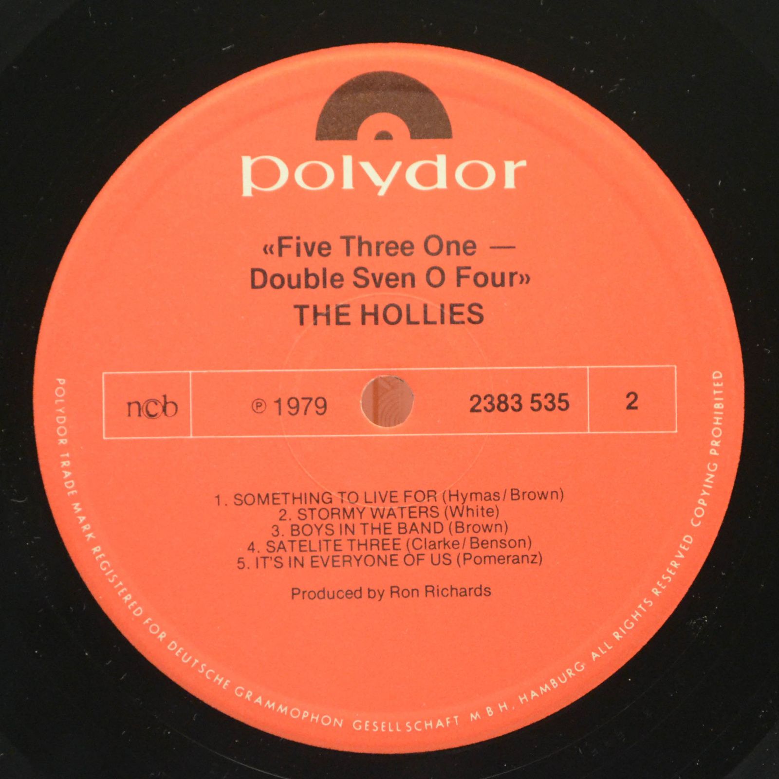 Hollies — Five Three One - Double Seven O Four, 1979
