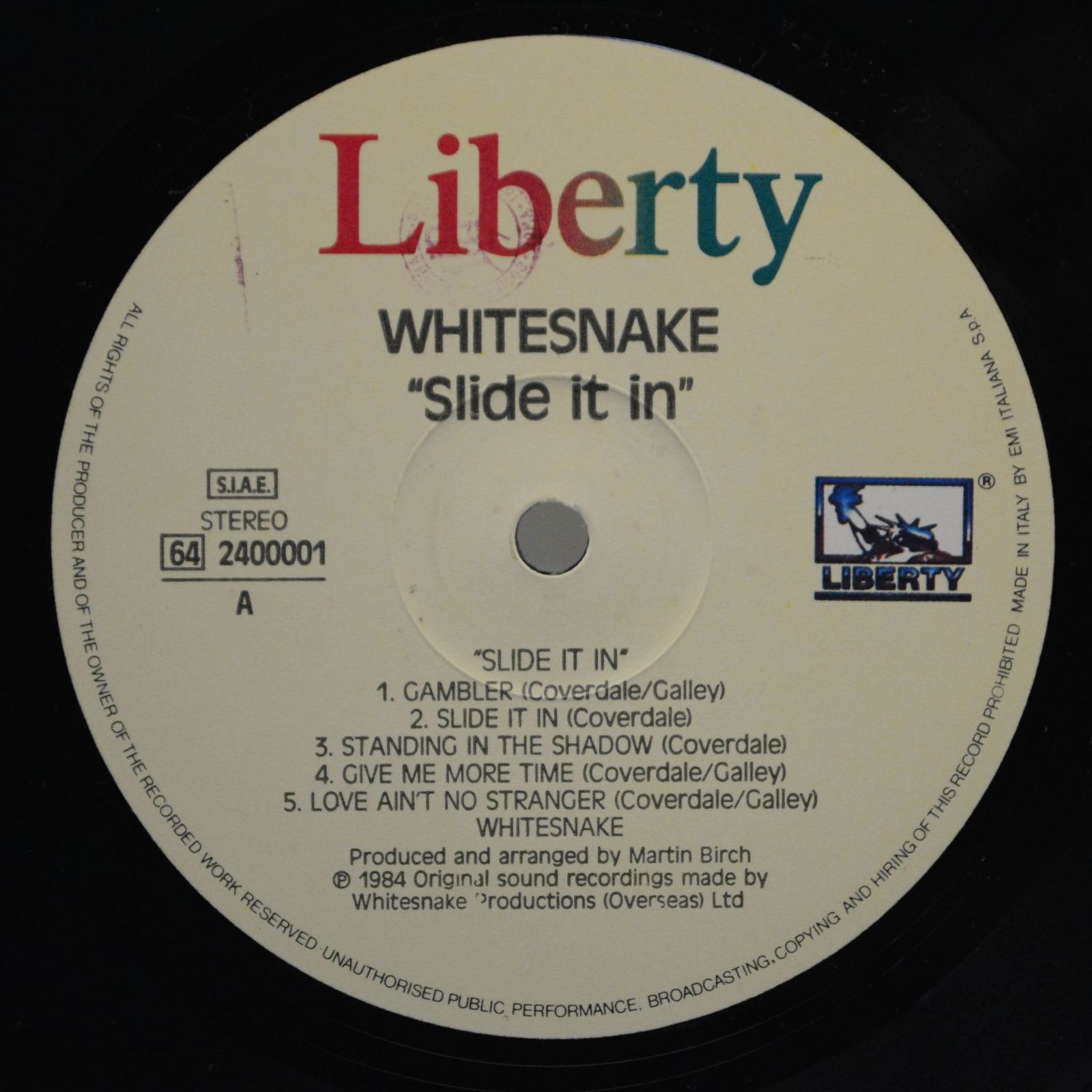 Whitesnake — Slide It In, 1984