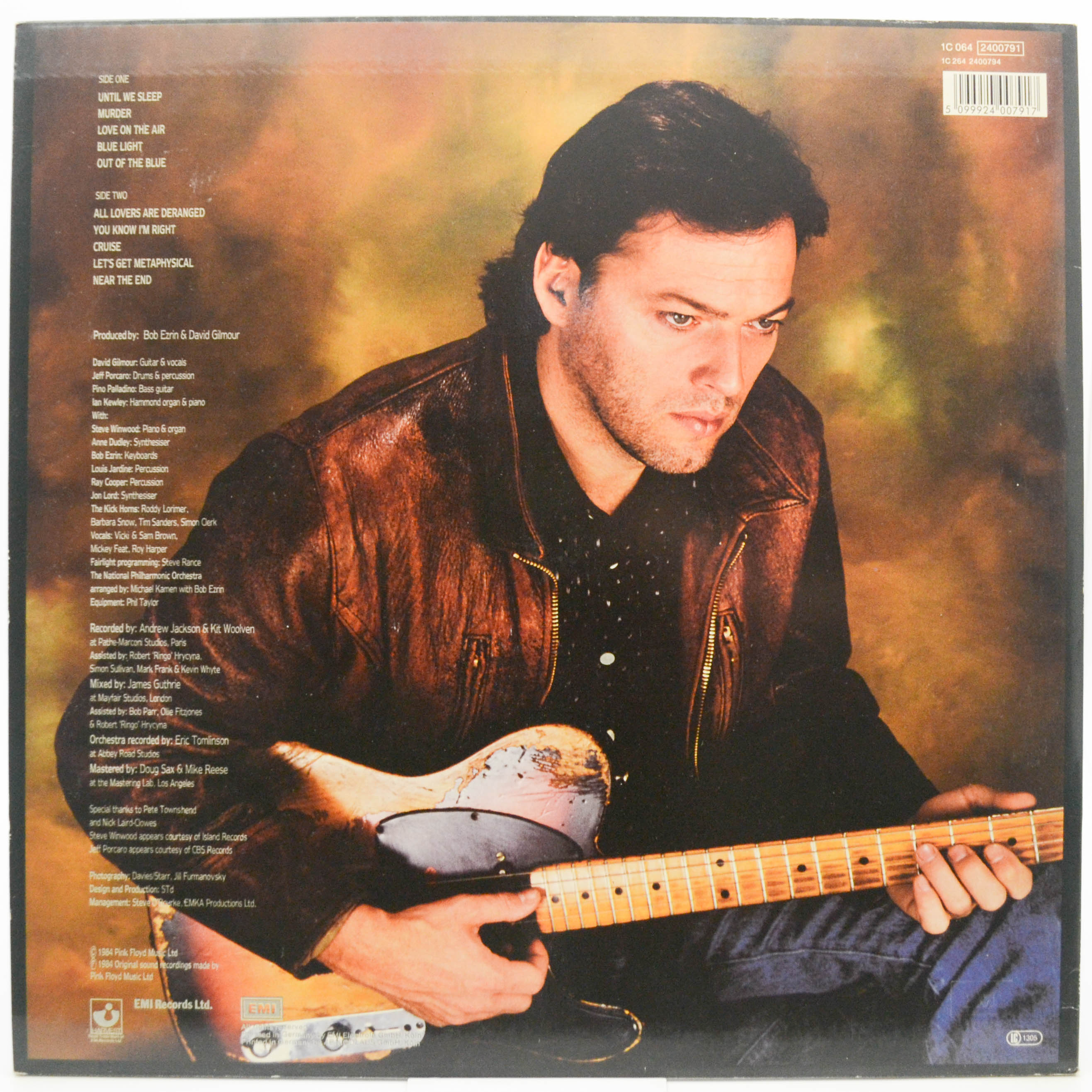 David Gilmour — About Face, 1984