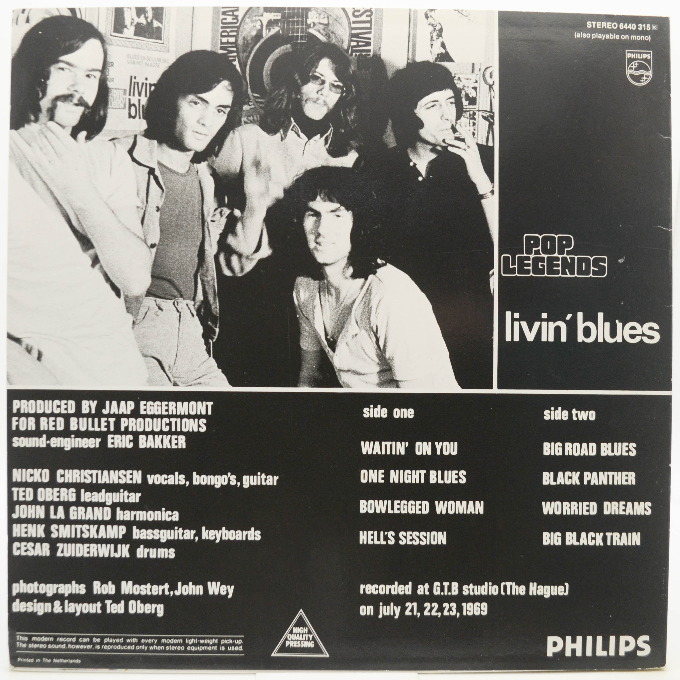 Livin' Blues — Hell's Session (Netherlands), 1969
