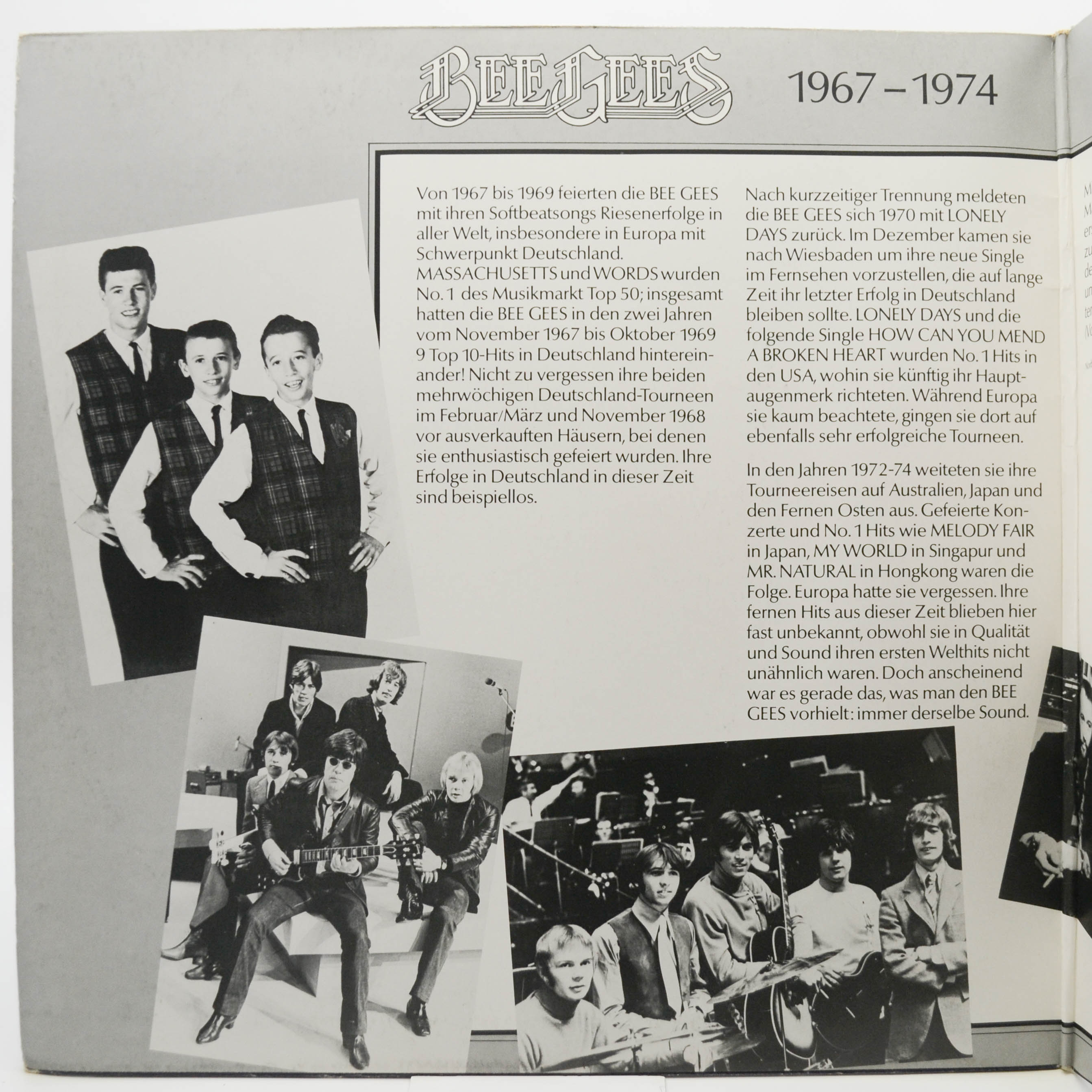 Bee Gees — Bee Gees Greatest, Volume 1 - 1967-1974 (2LP), 1982