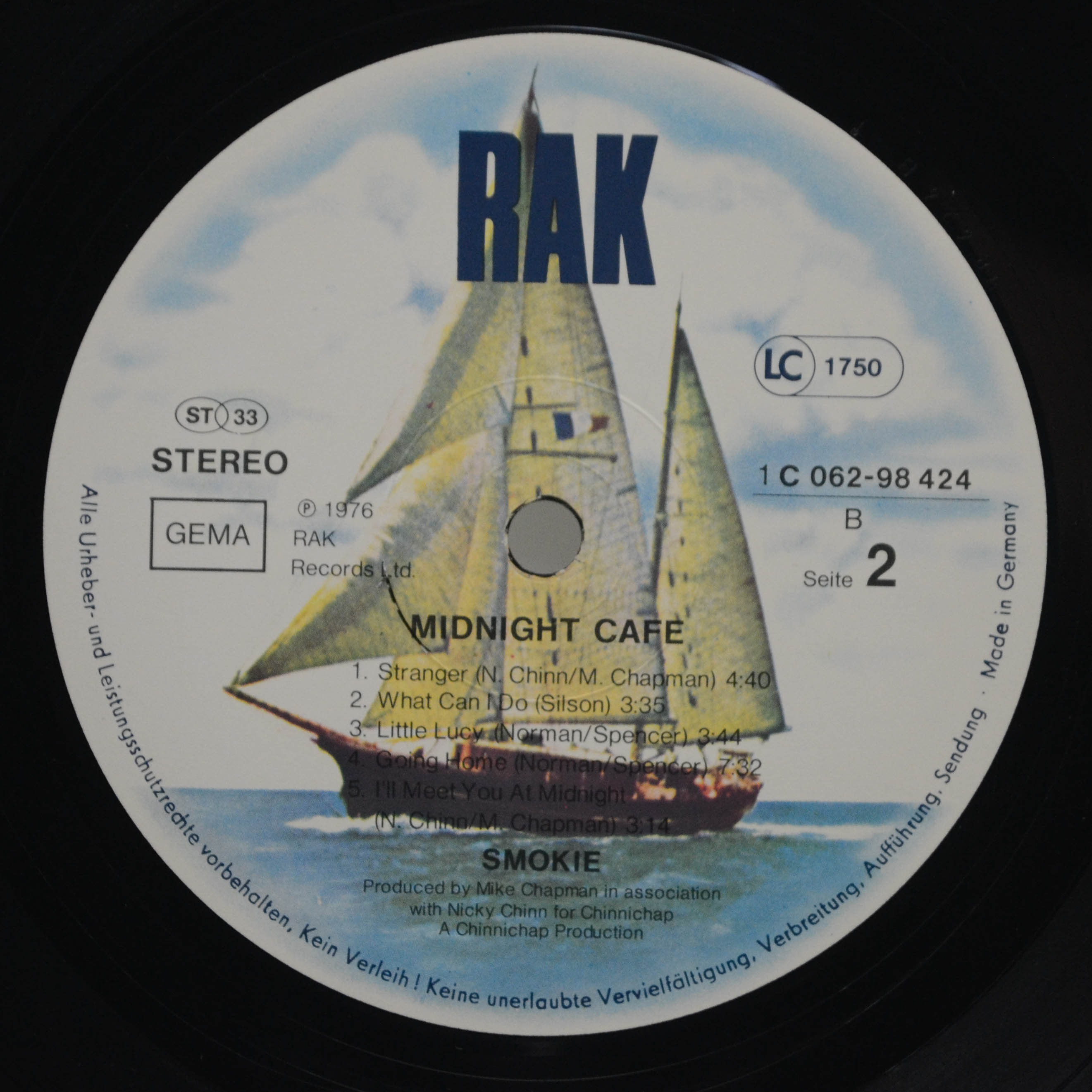 Smokie — Midnight Café, 1976