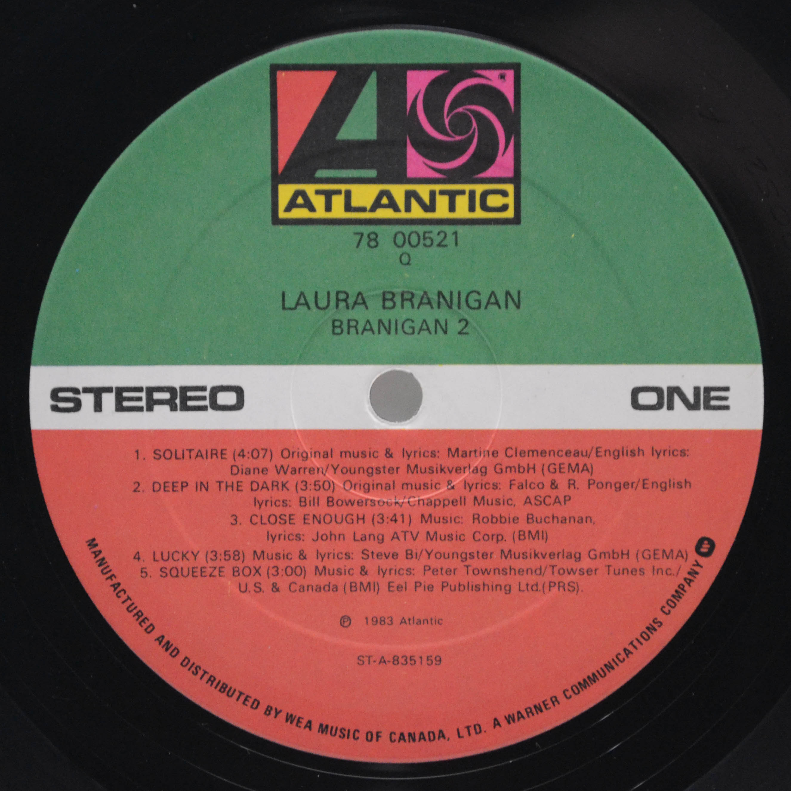 Laura Branigan — Branigan 2, 1983
