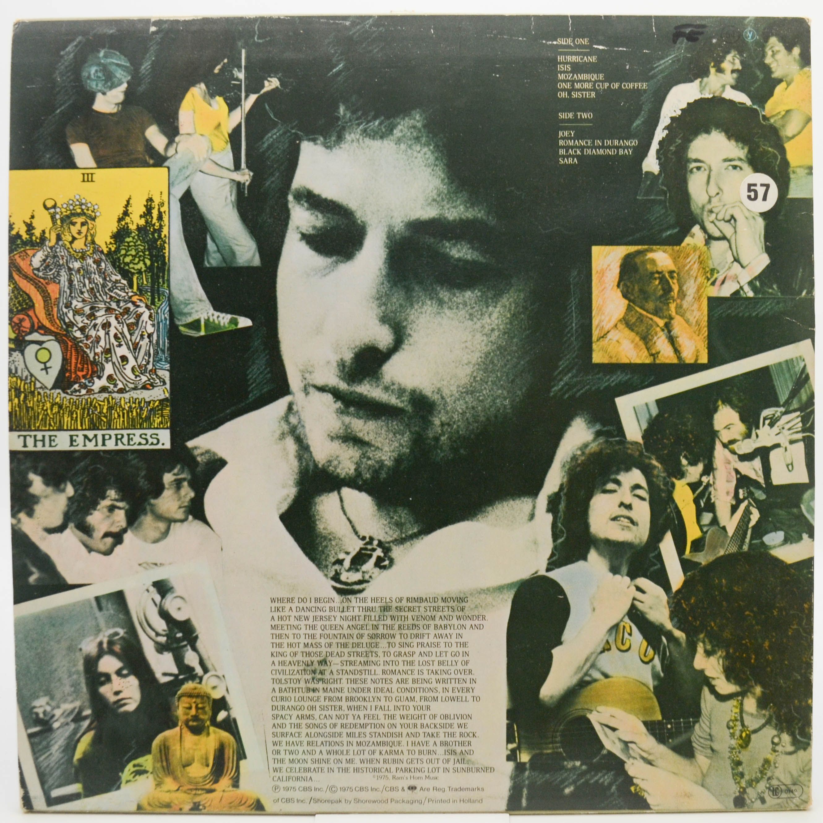 Bob Dylan — Desire, 1976