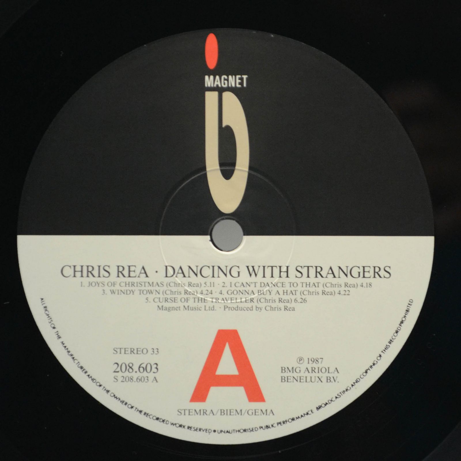 Chris Rea — Dancing With Strangers, 1987