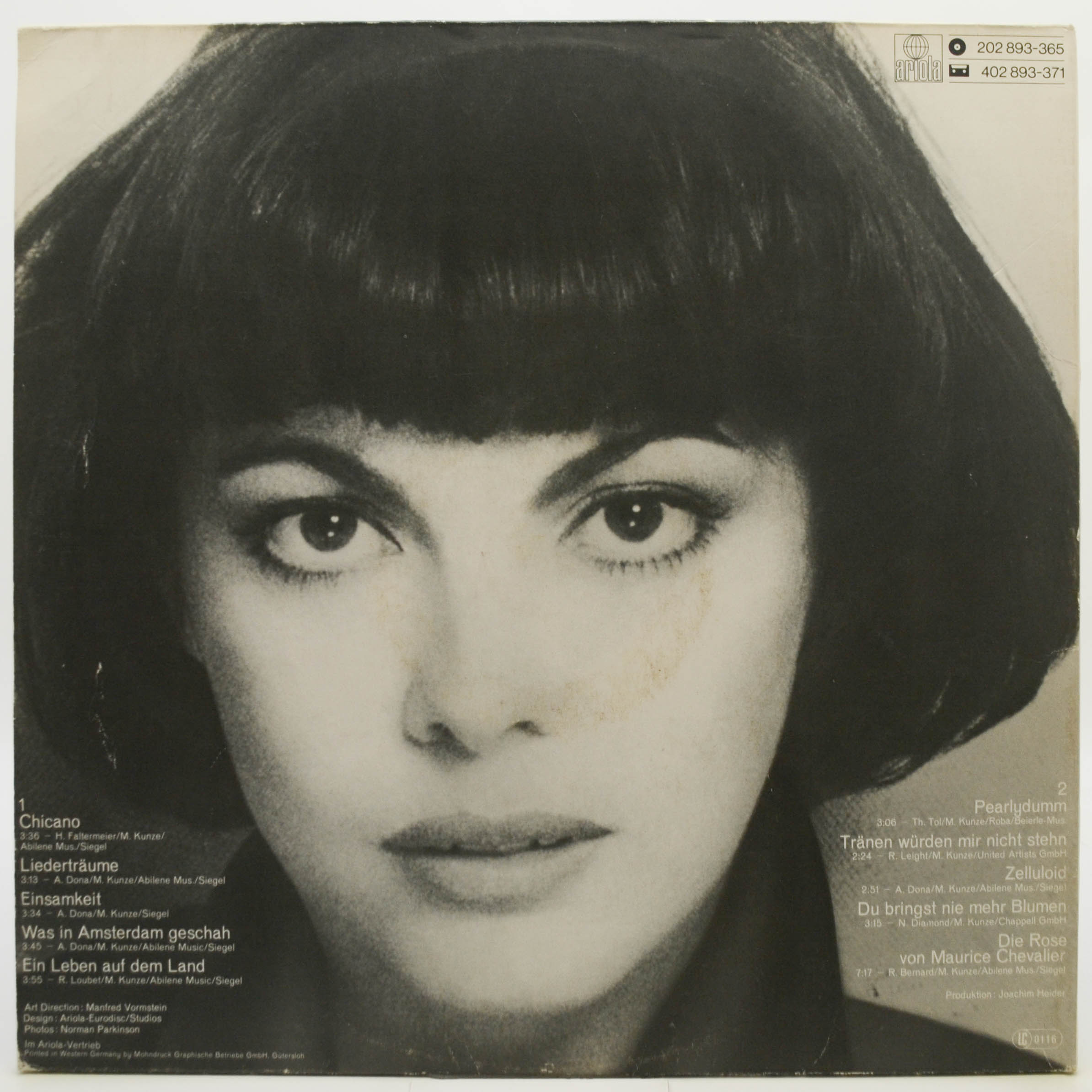 Виниловая пластинка Mireille Mathieu — Gefühle, 1980