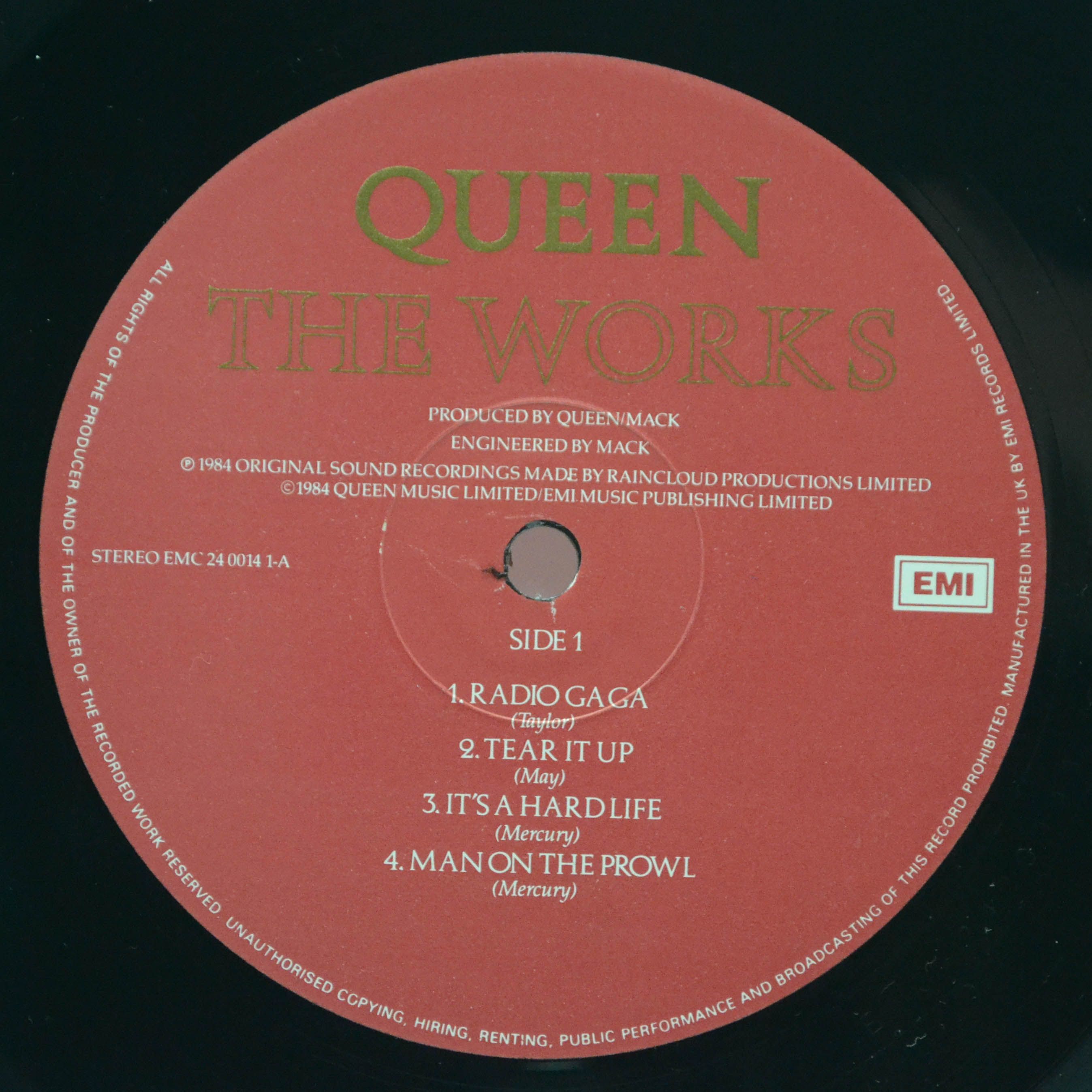 Queen — The Works (1-st UK), 1984