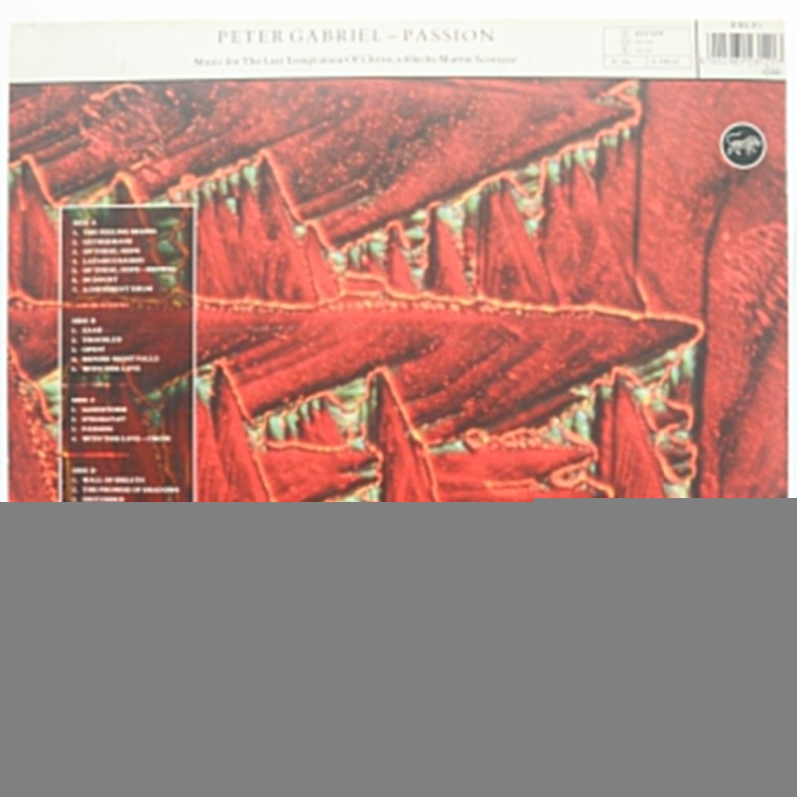 Peter Gabriel — Passion (2LP), 1989