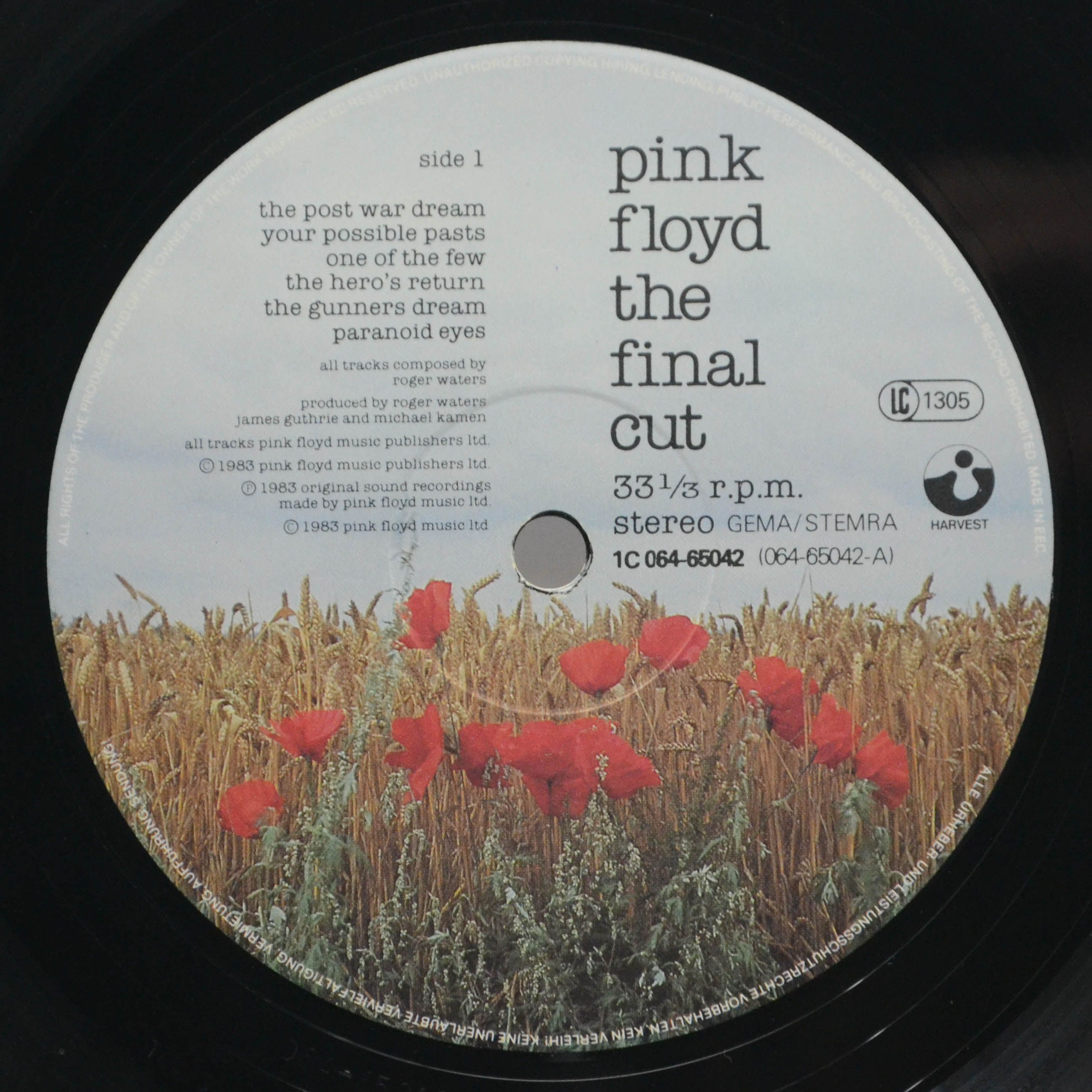 Pink Floyd — The Final Cut, 1983