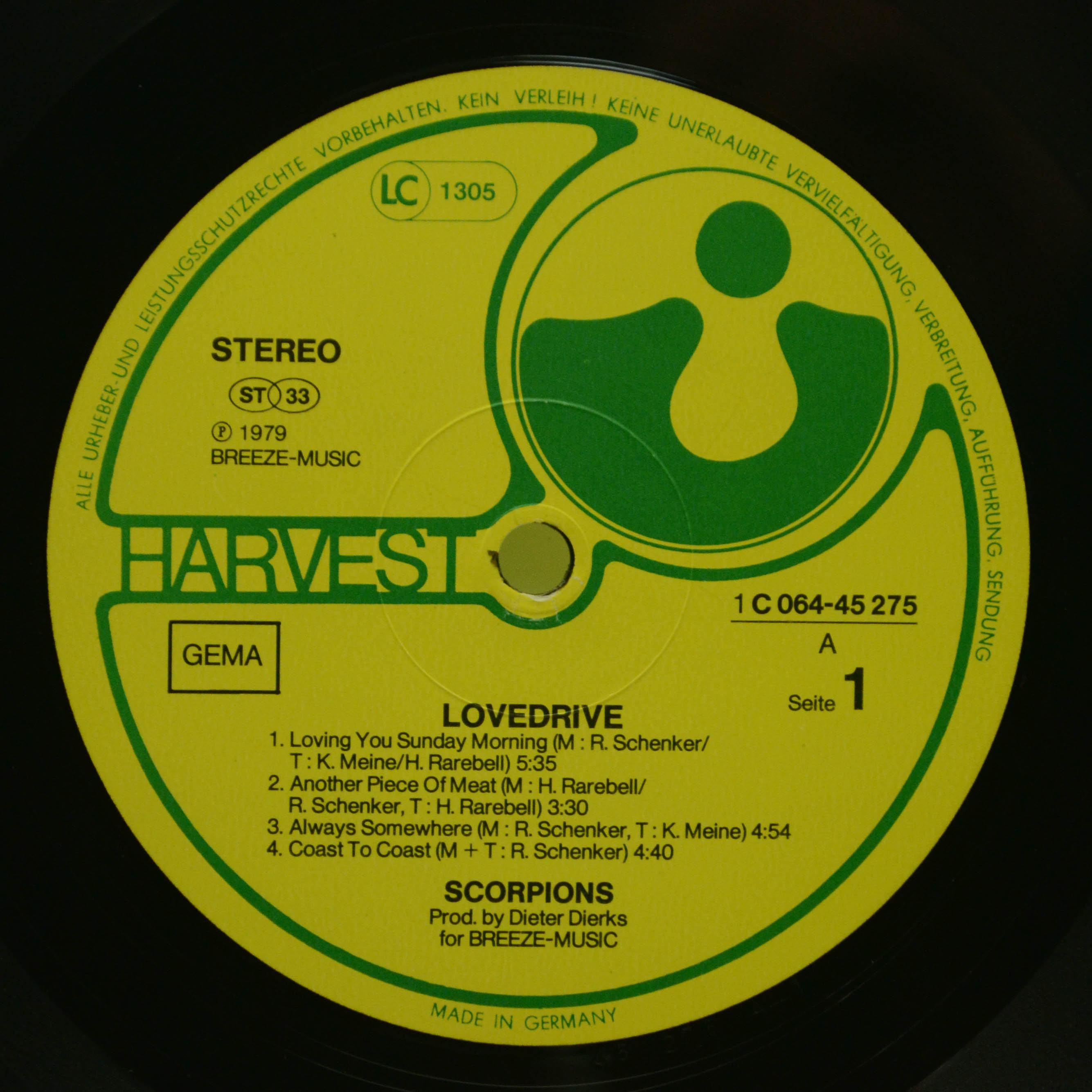 Scorpions — Lovedrive, 1979